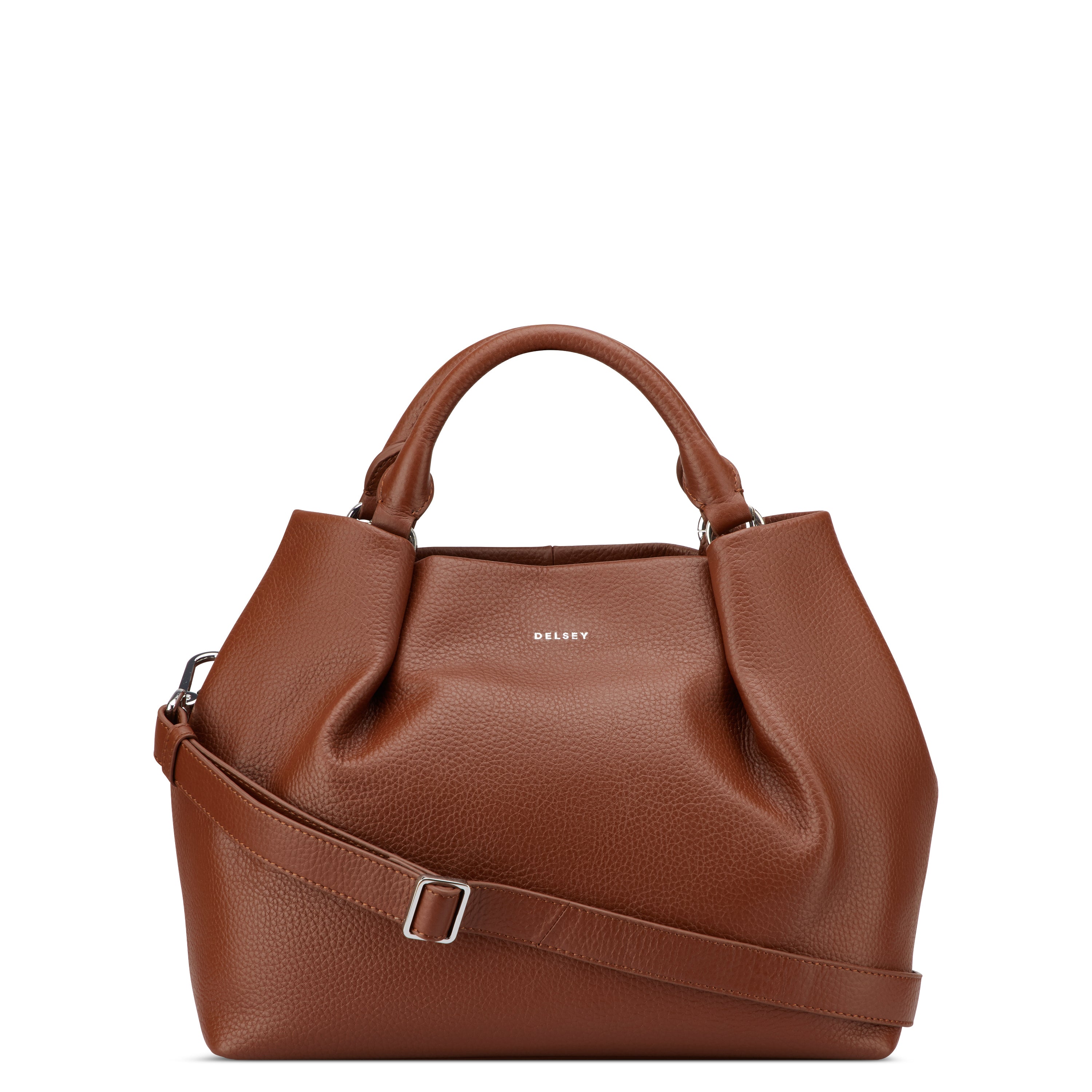 LE CUIR GRAINE| Sac à Main COGNAC