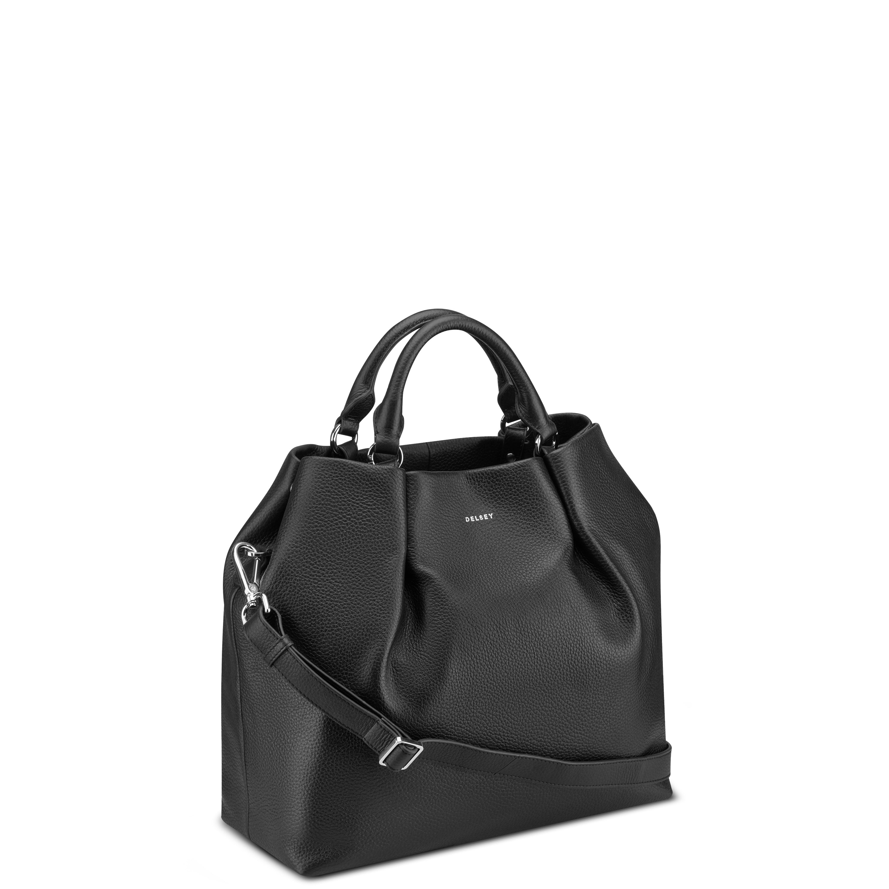 LE CUIR GRAINE| Sac à Main NOIR