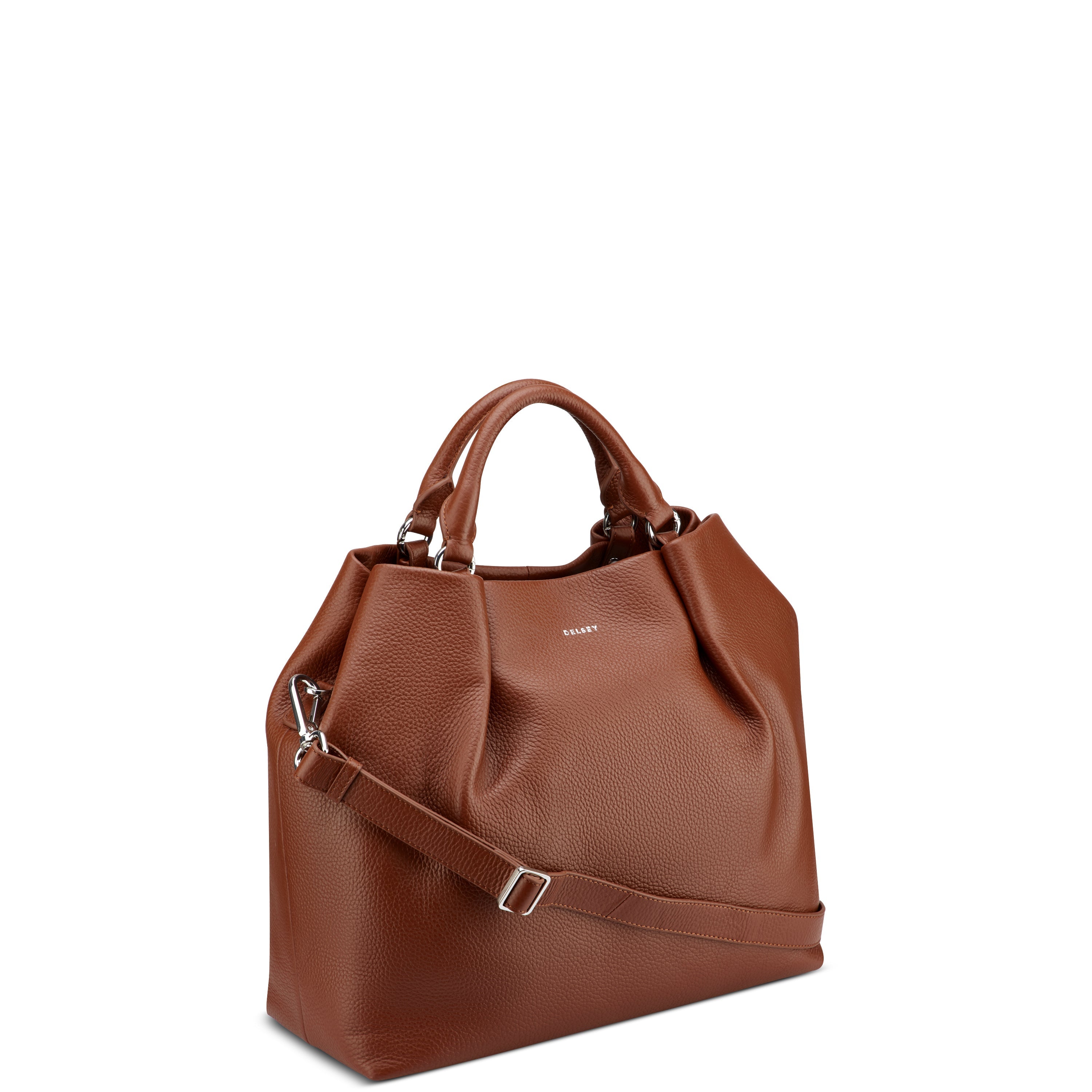 LE CUIR GRAINE| Sac à Main COGNAC