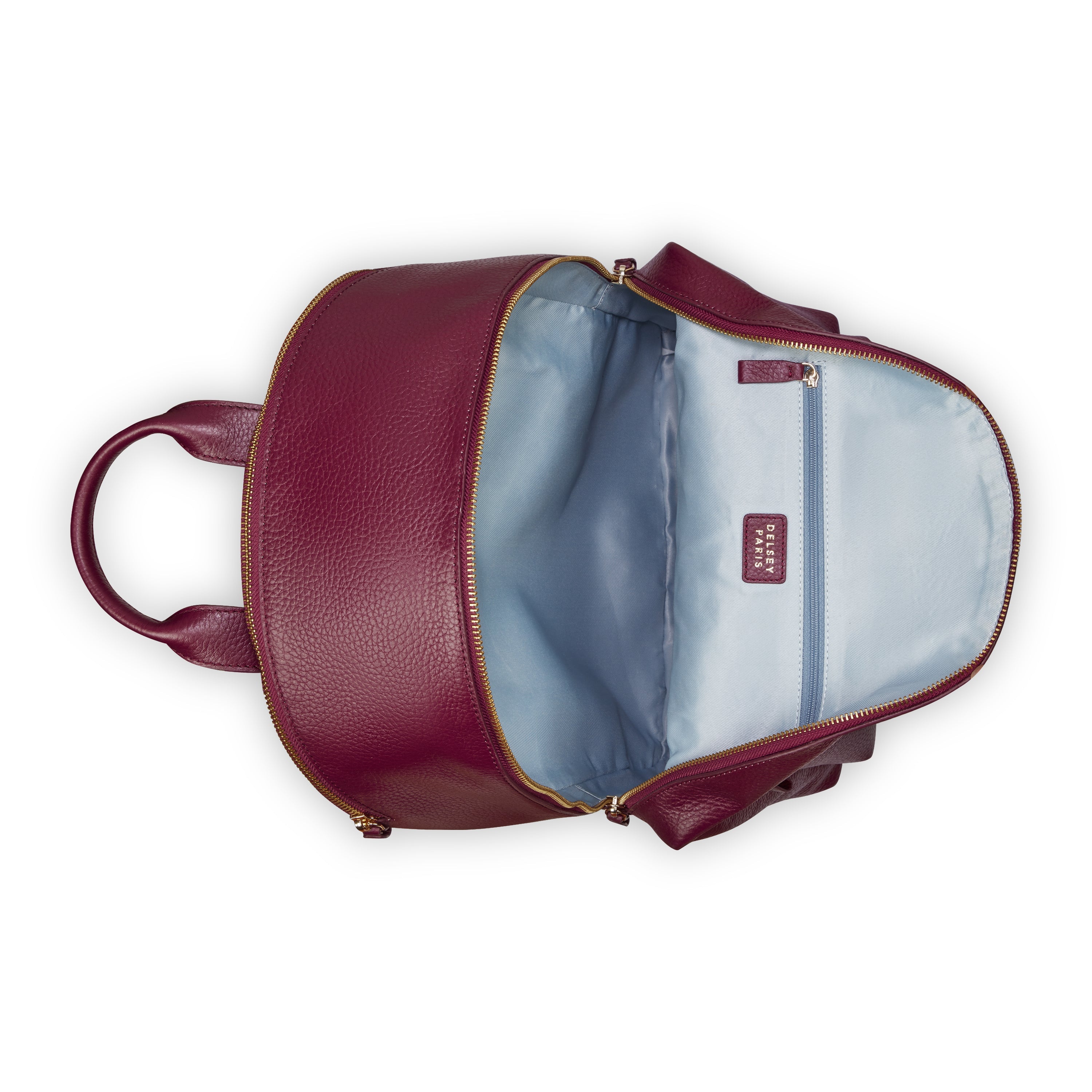 LE CUIR GRAINE| 2-Compartments Backpack 23.52L BURGUNDY