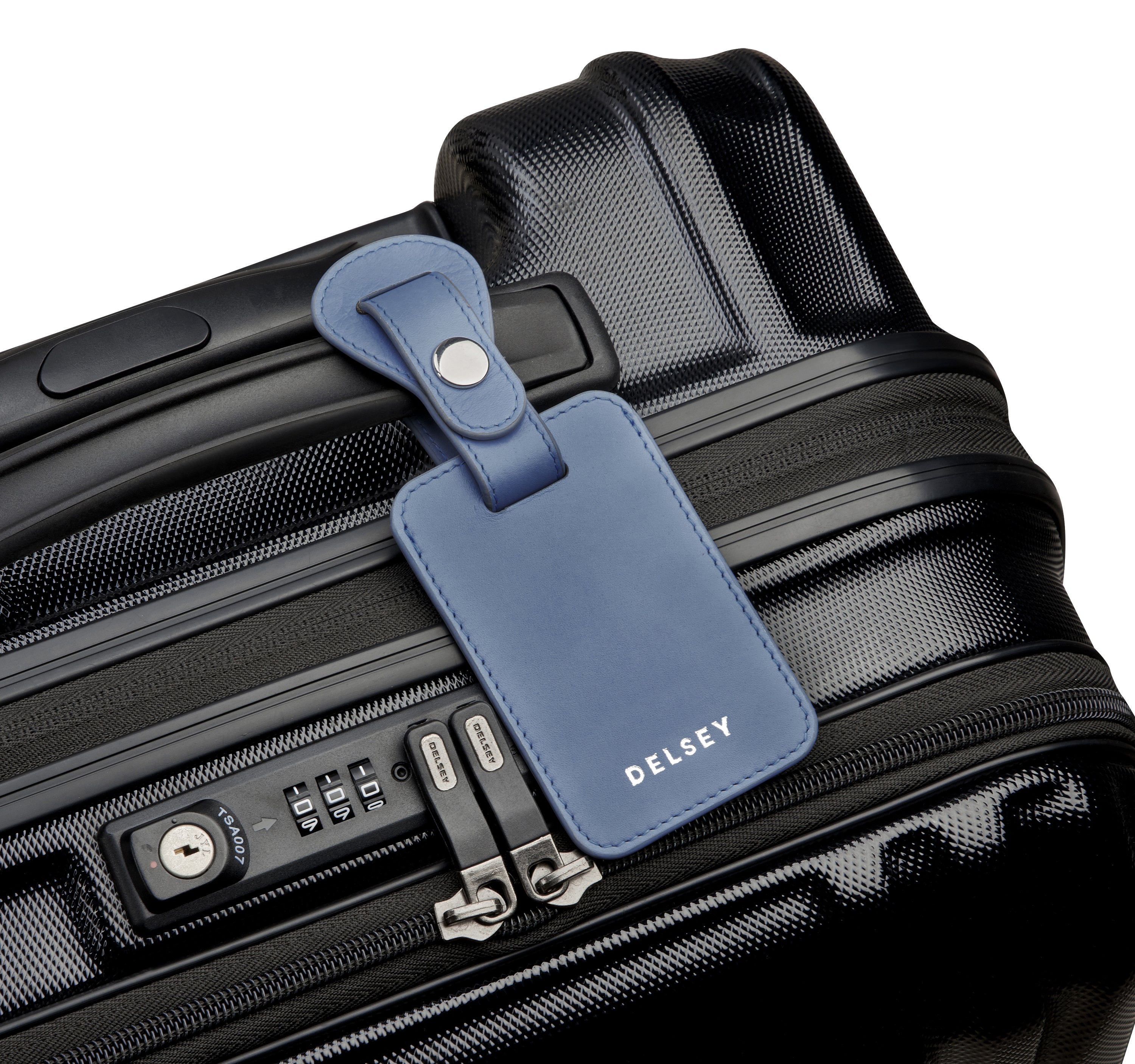 LE CUIR LISSE| Luggage Tag SKY BLUE