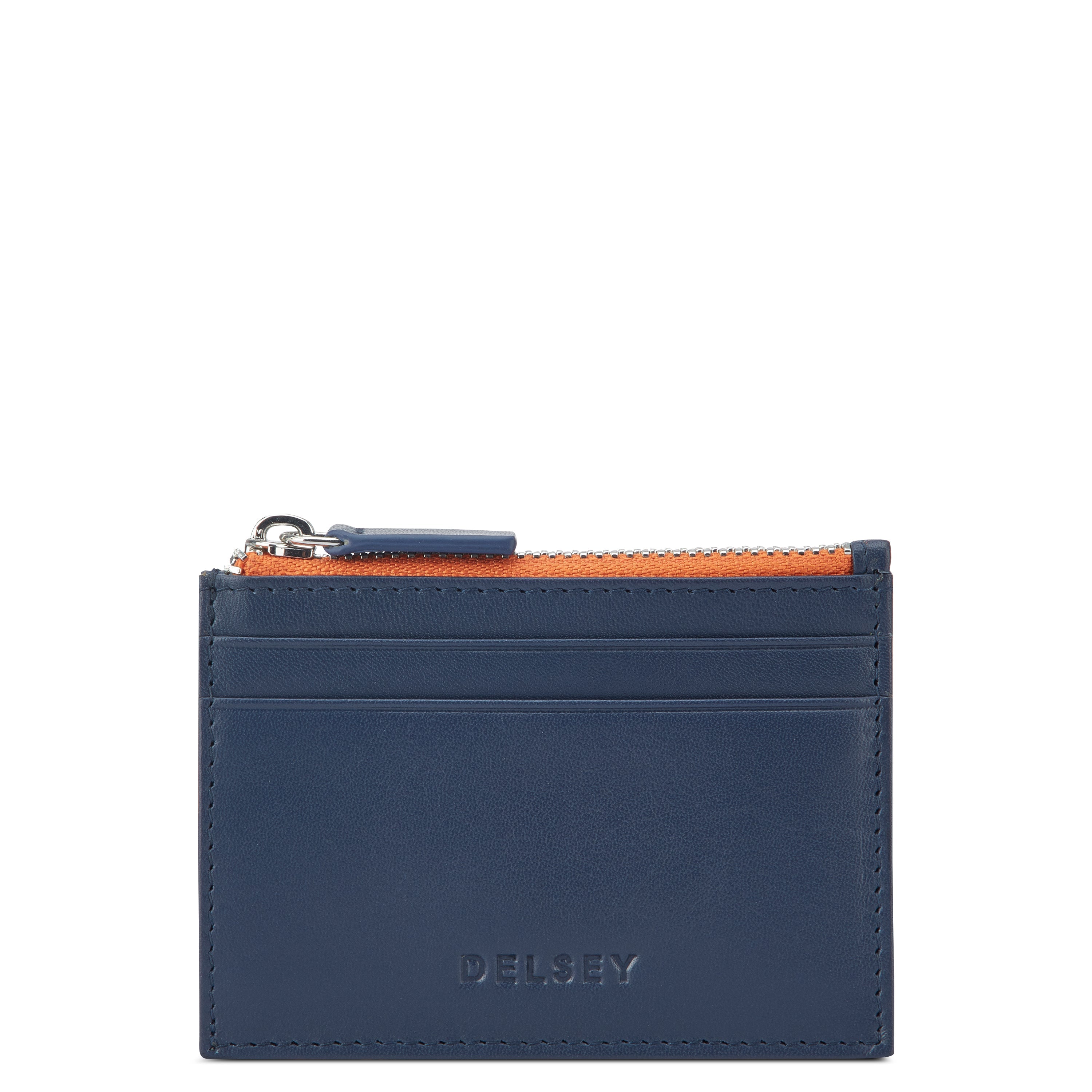 LE CUIR LISSE| Card Holder NAVY