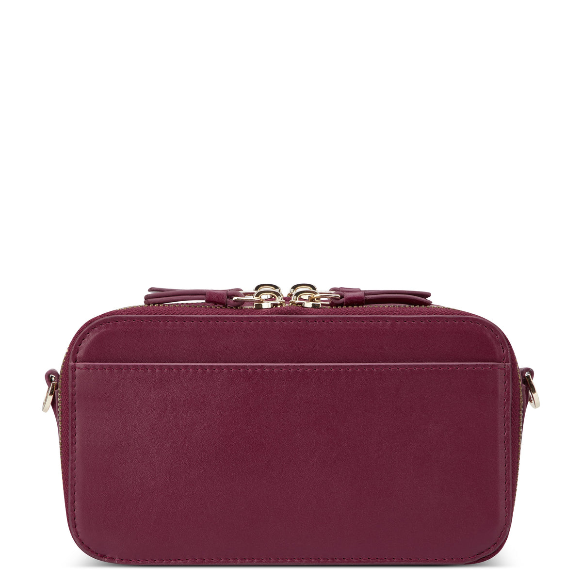 LE CUIR LISSE | Umhängetasche bordeaux rot