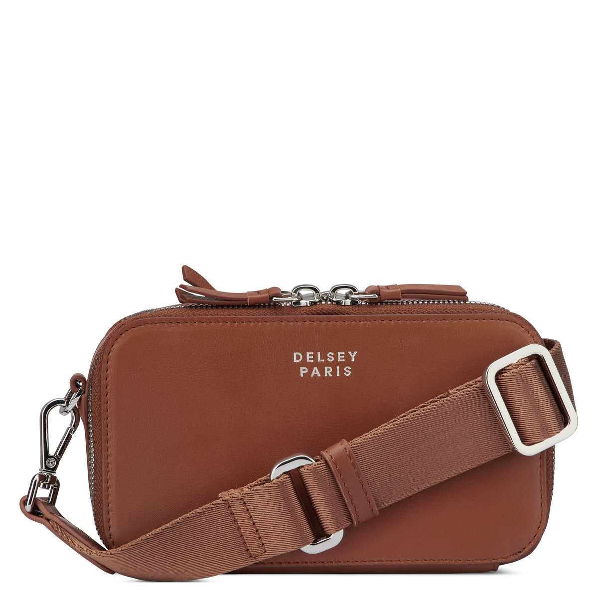 LE CUIR LISSE | Crossbody Bag cognac