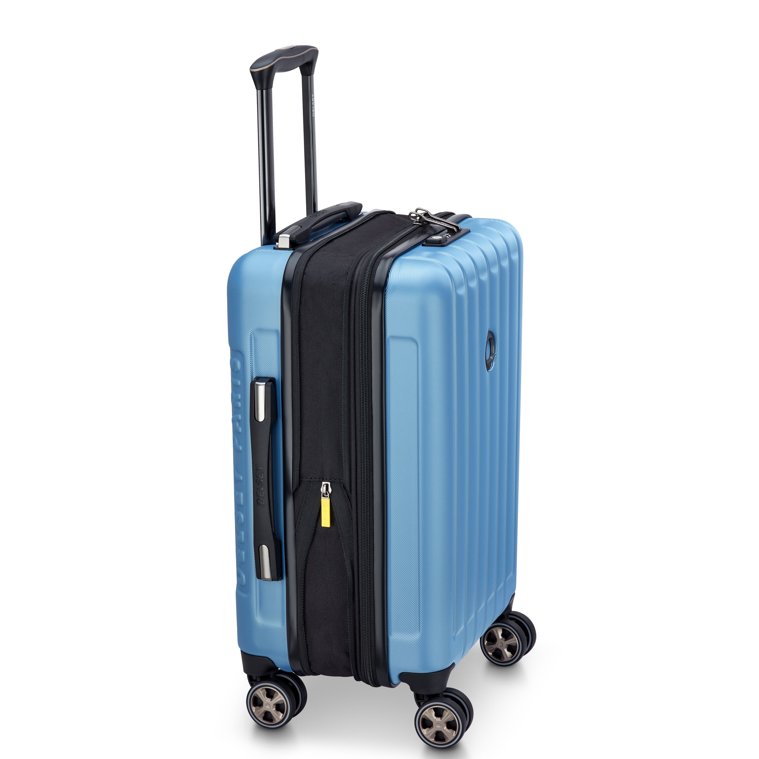 LONGITUDE| Valise Soute Extensible 55 CM BLEU