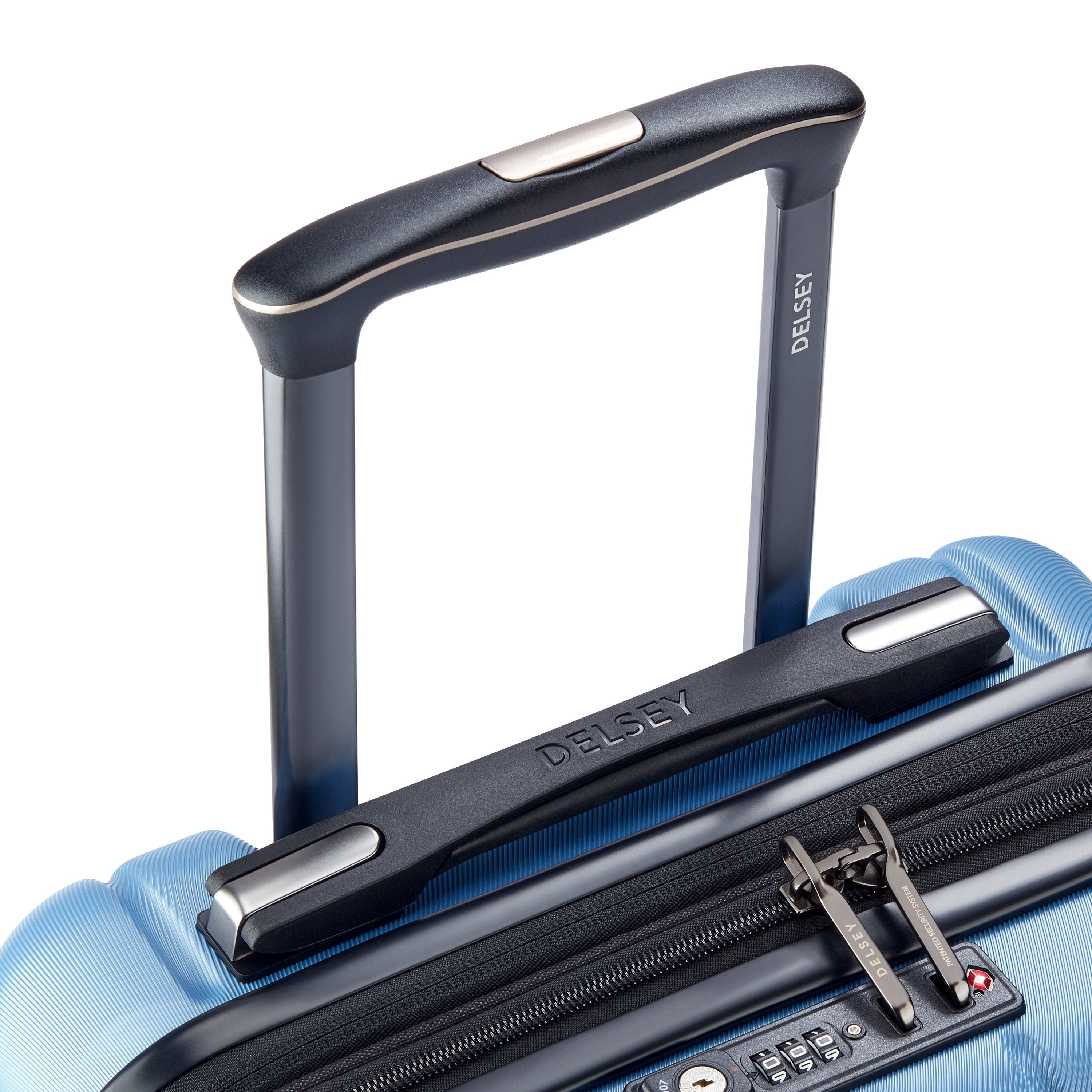 LONGITUDE| Valise Soute Extensible 55 CM BLEU