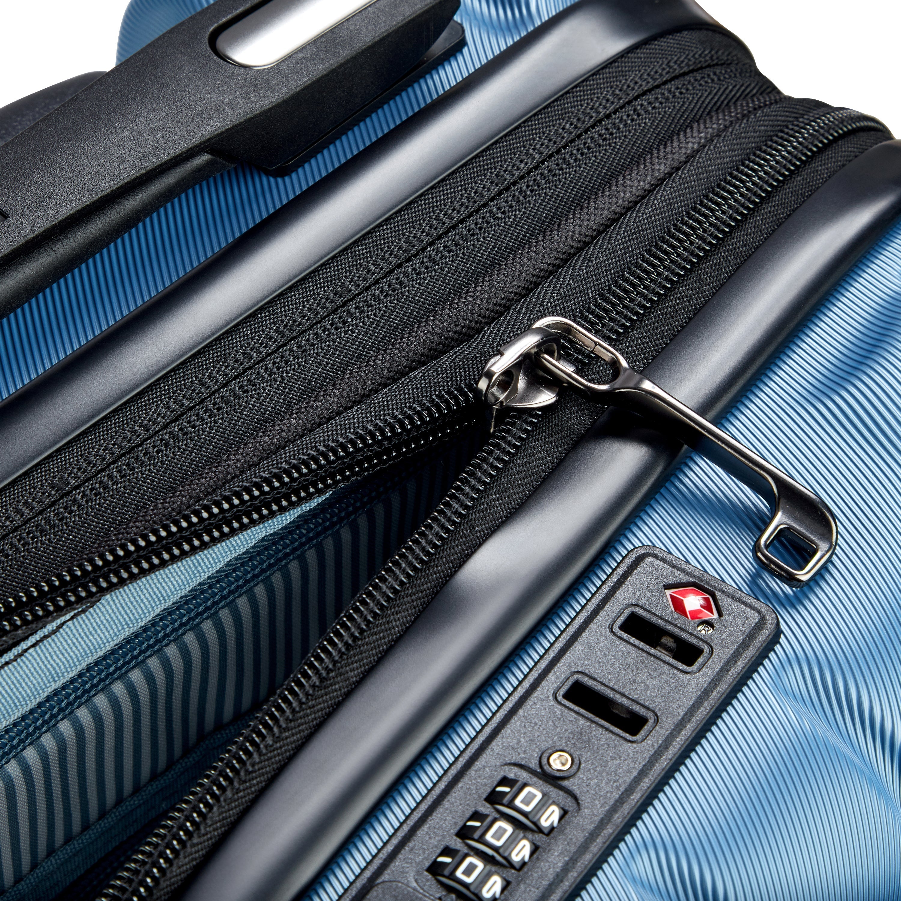 LONGITUDE| Valise Soute Extensible 55 CM BLEU