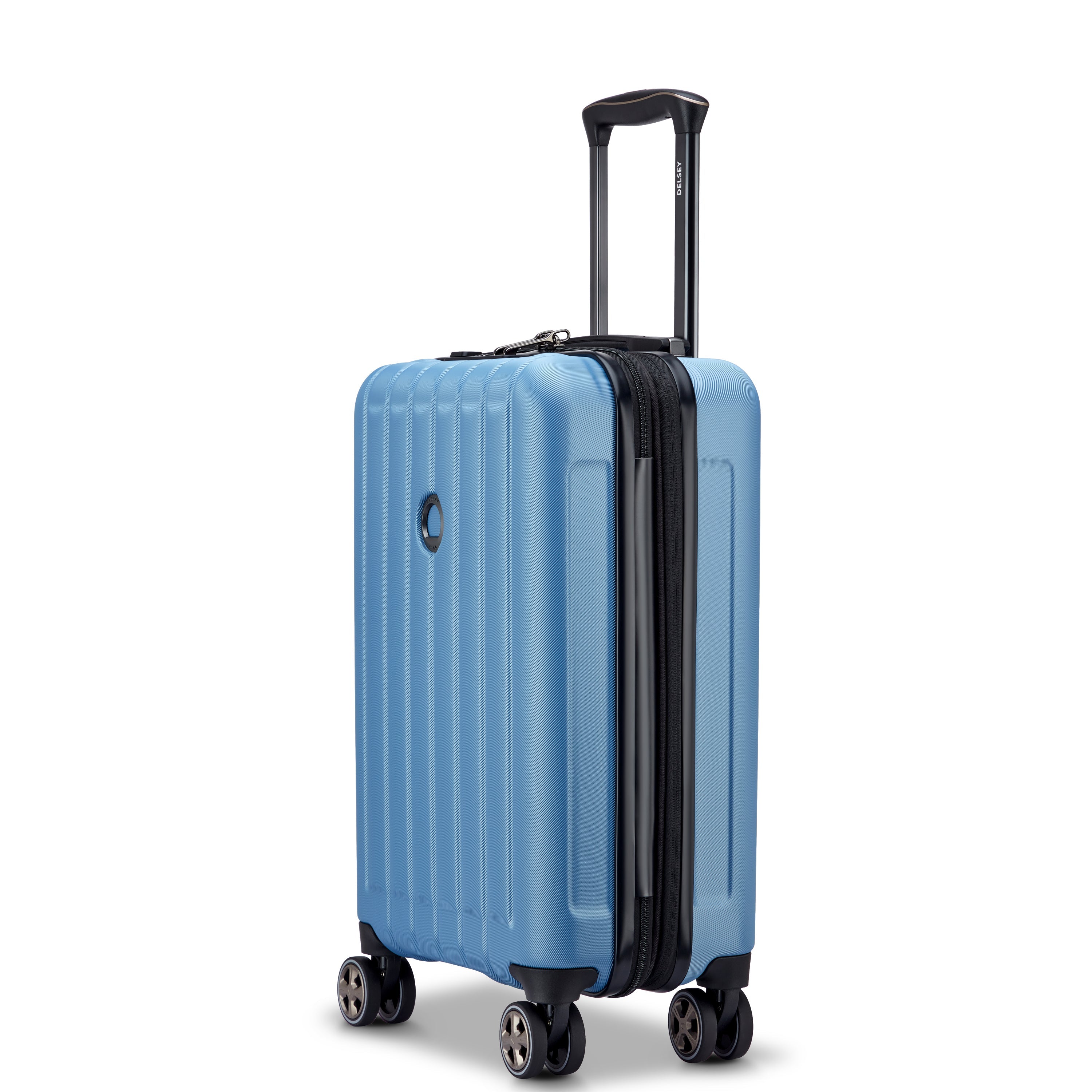 LONGITUDE| Valise Soute Extensible 55 CM BLEU