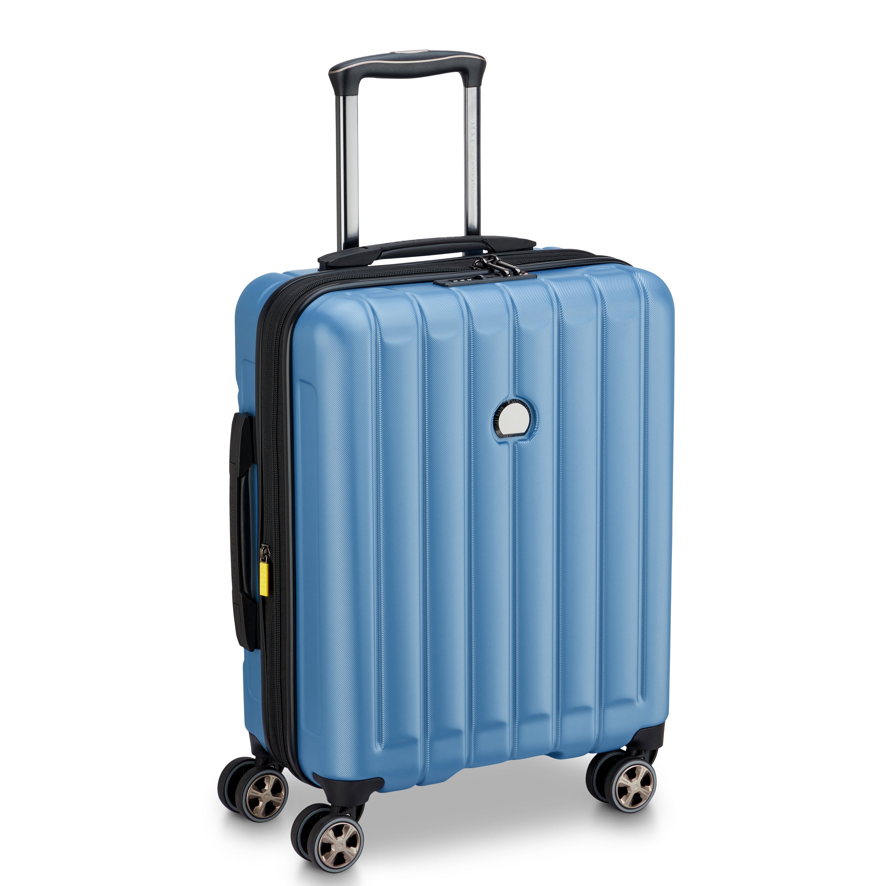 LONGITUDE| Suitcase Cabin slim Expandable 55 CM BLUE