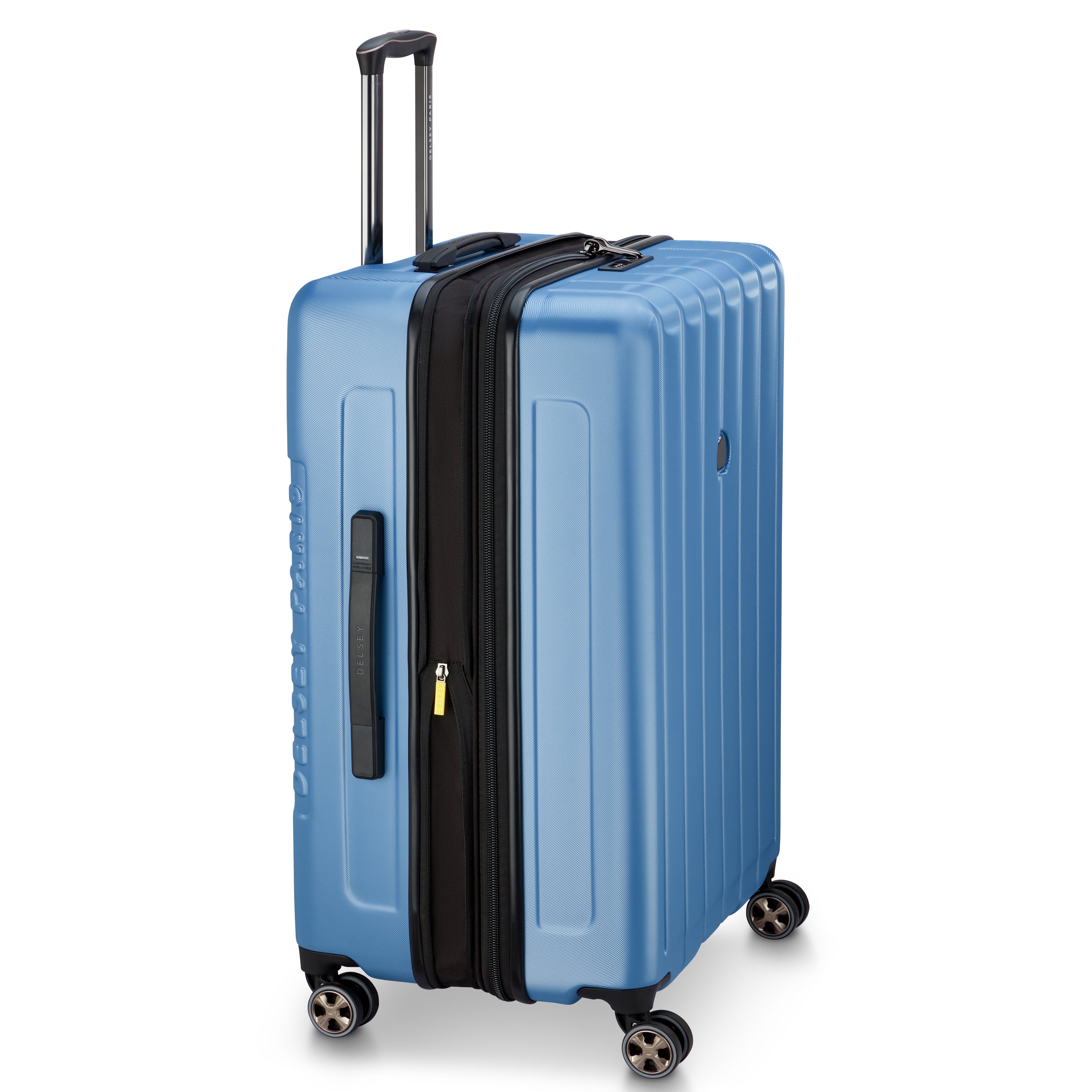 LONGITUDE | Expandable Large Check-In Suitcase 76 CM BLUE