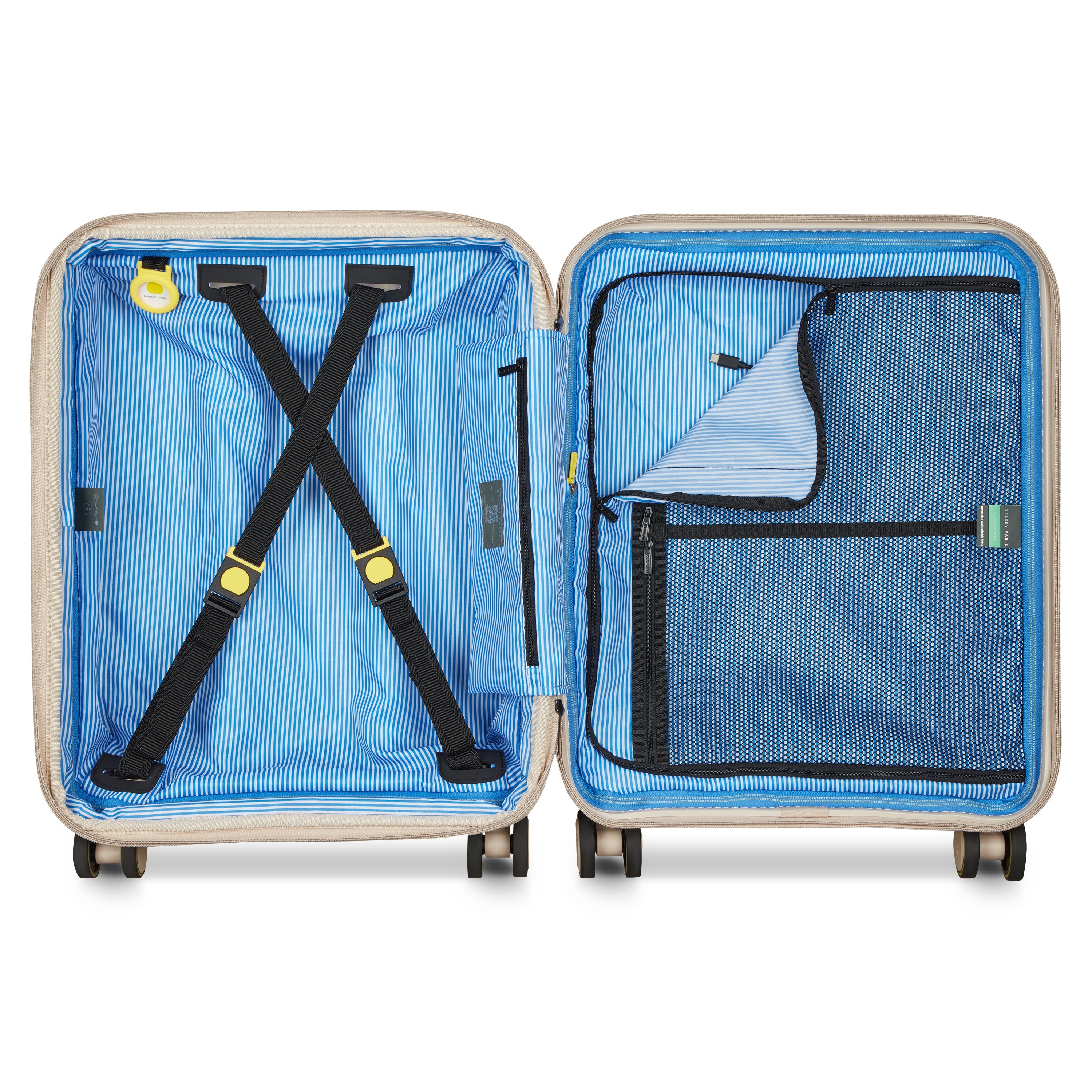 LUTECE| Maleta Cabina Slim Expandible 55 CM BEIGE