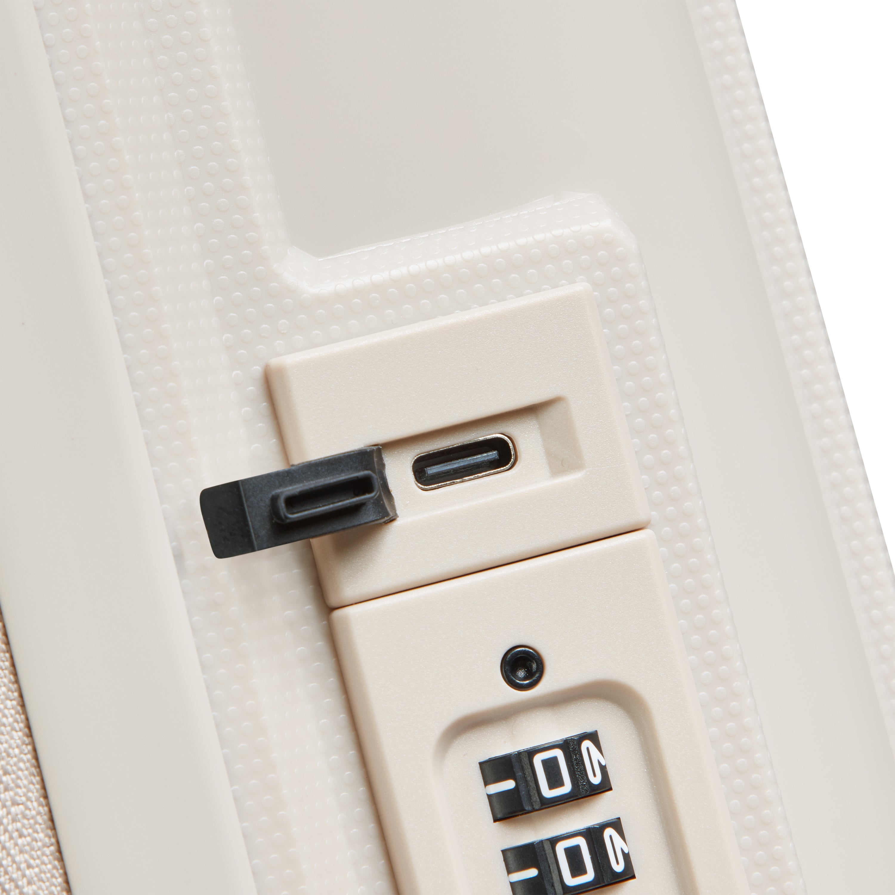 LUTECE| Maleta Cabina Slim Expandible 55 CM BEIGE