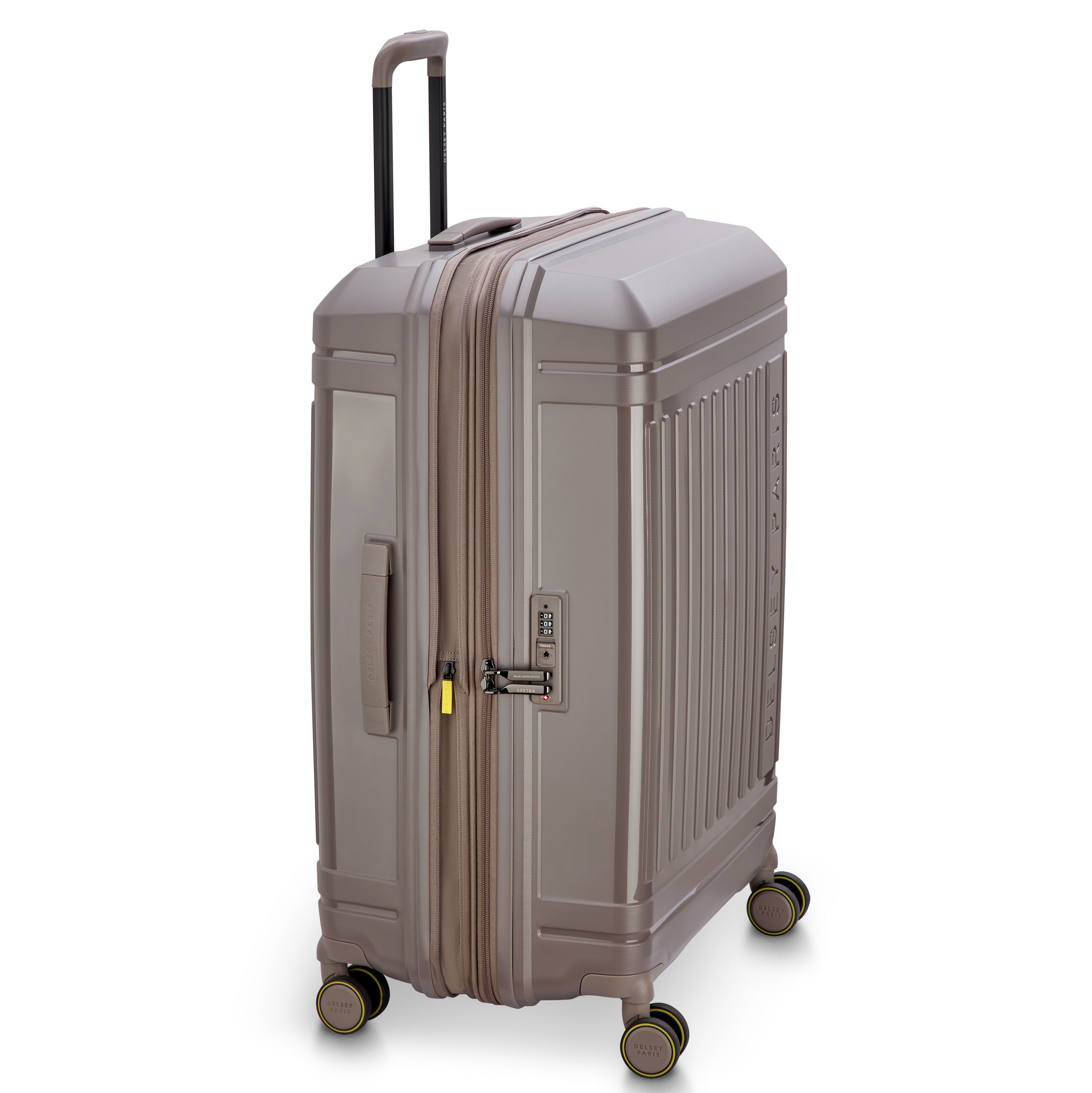 LUTECE| Maleta Facturada Expandible 76 CM BROWN