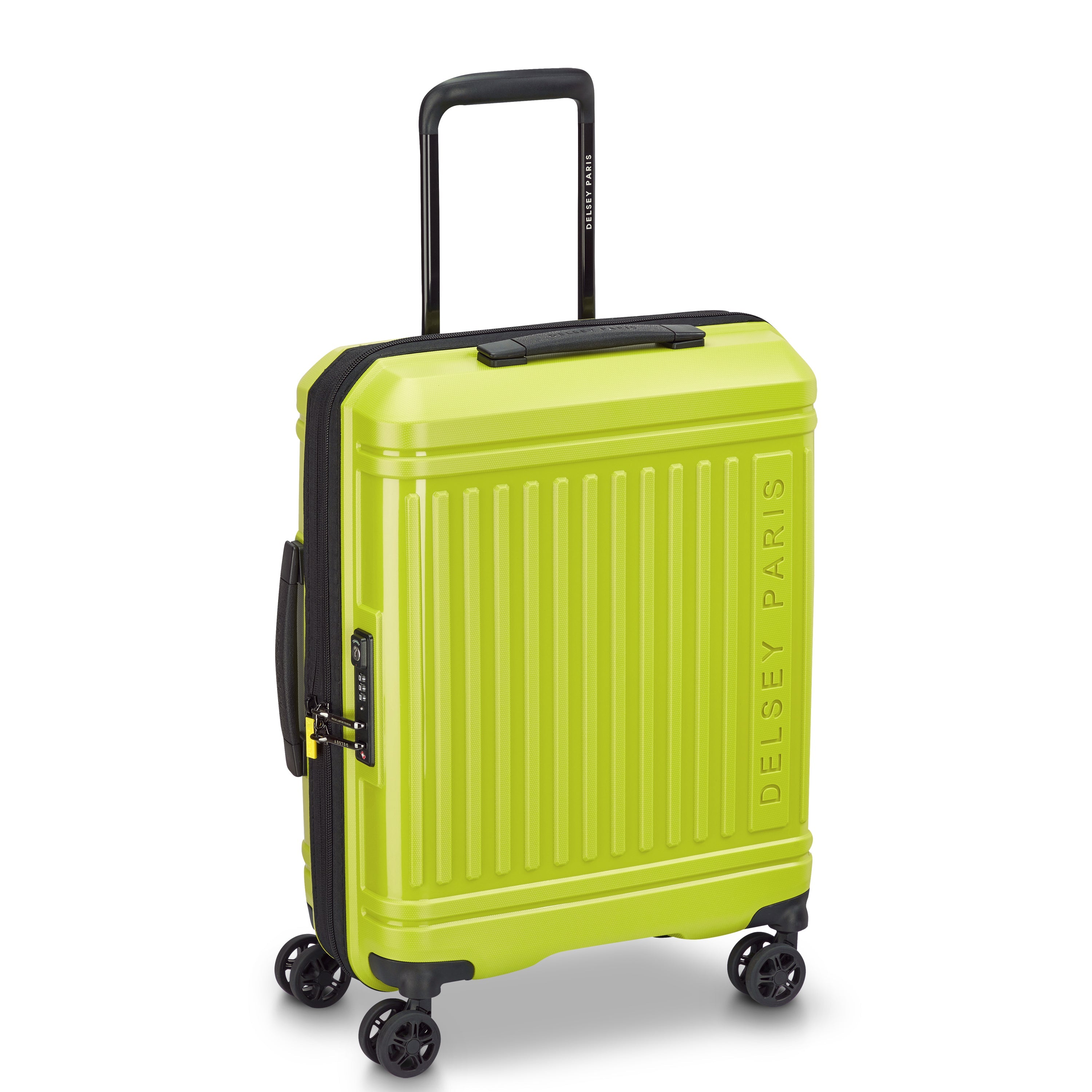 LUTECE SE| Valise Cabine Slim Extensible 55 CM CITRON VERT