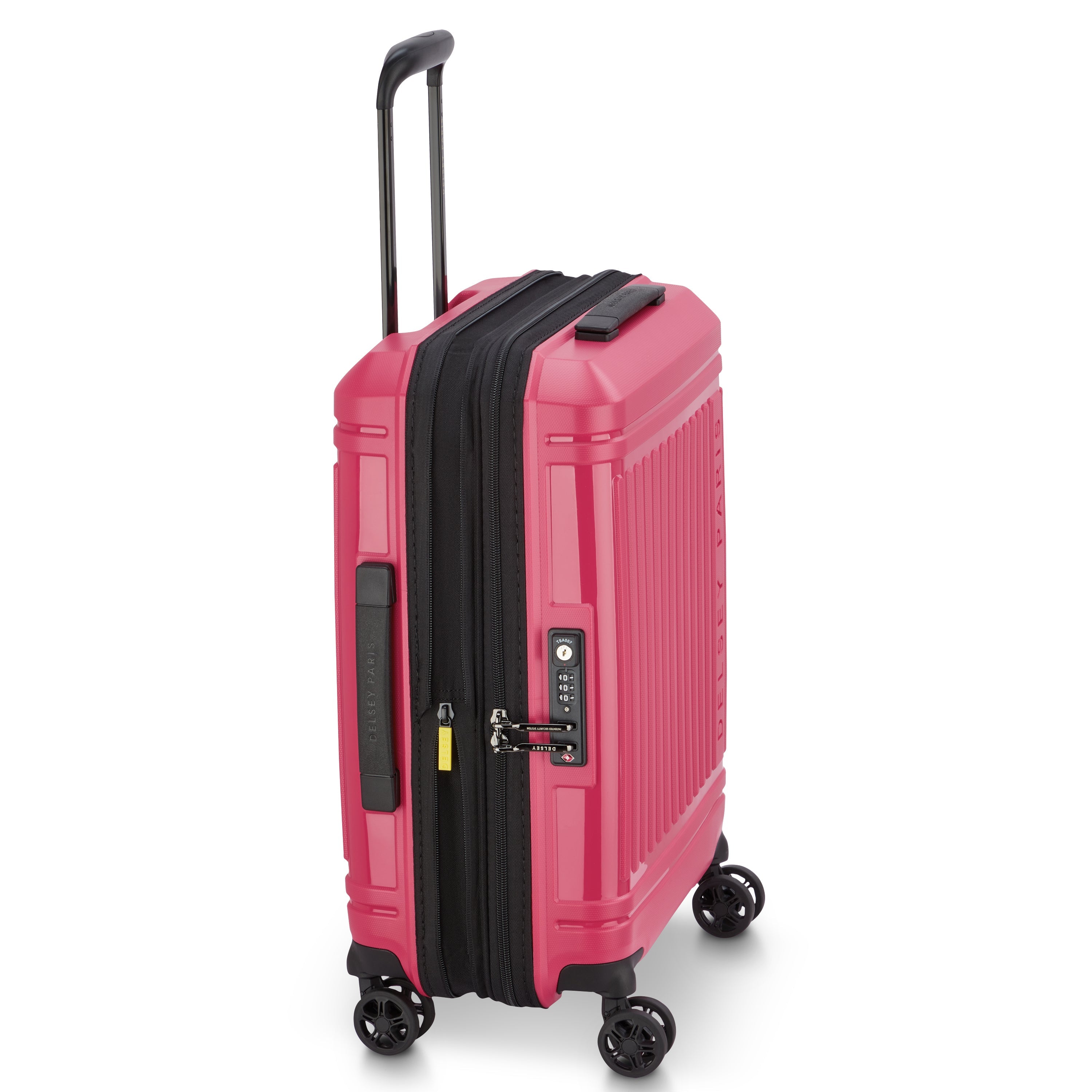 LUTECE SE| Koffer Cabine slim Uitbreidbaar 55 CM MAGENTA