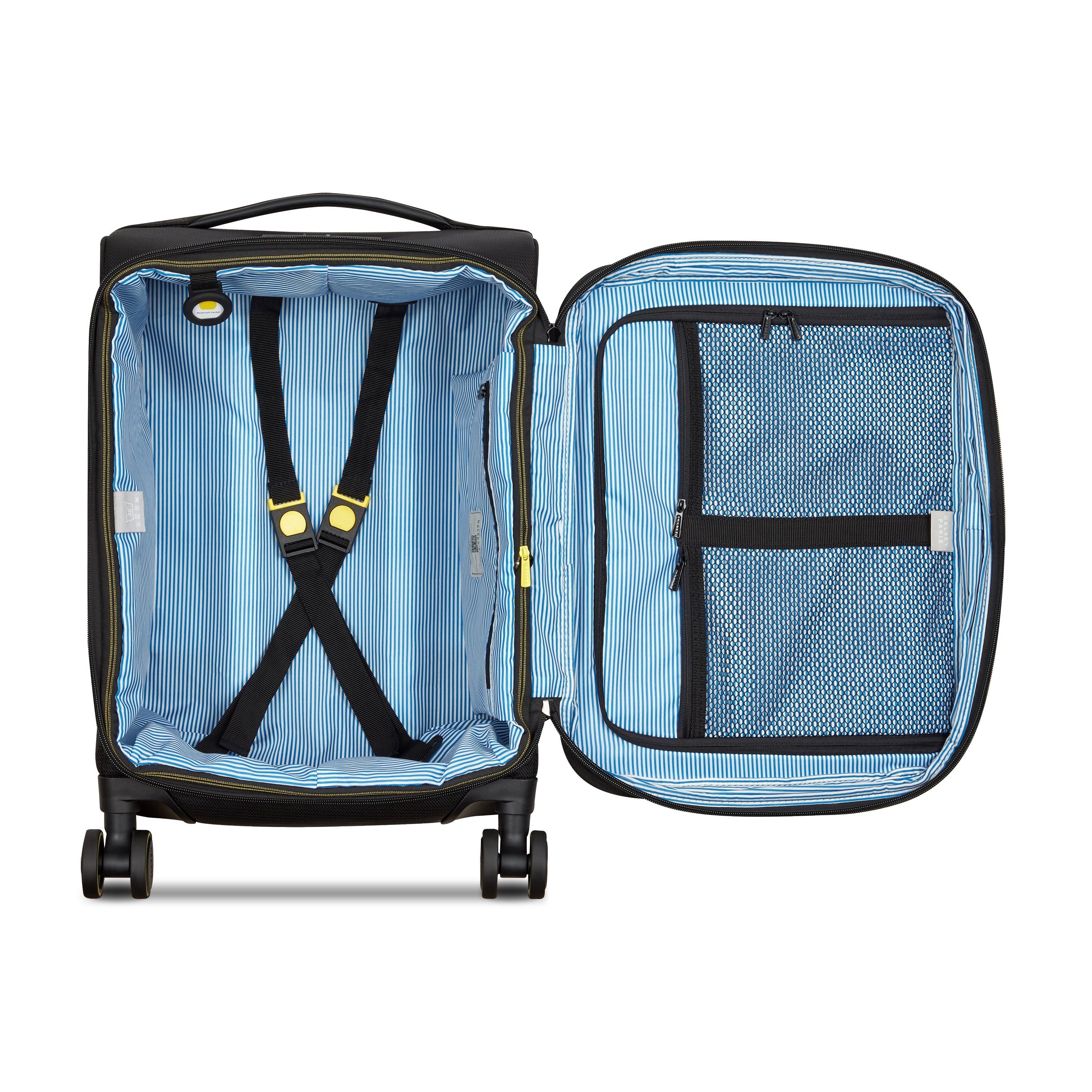 MONTMARTRE 3| Koffer Cabine Uitbreidbaar 55 CM ZWART
