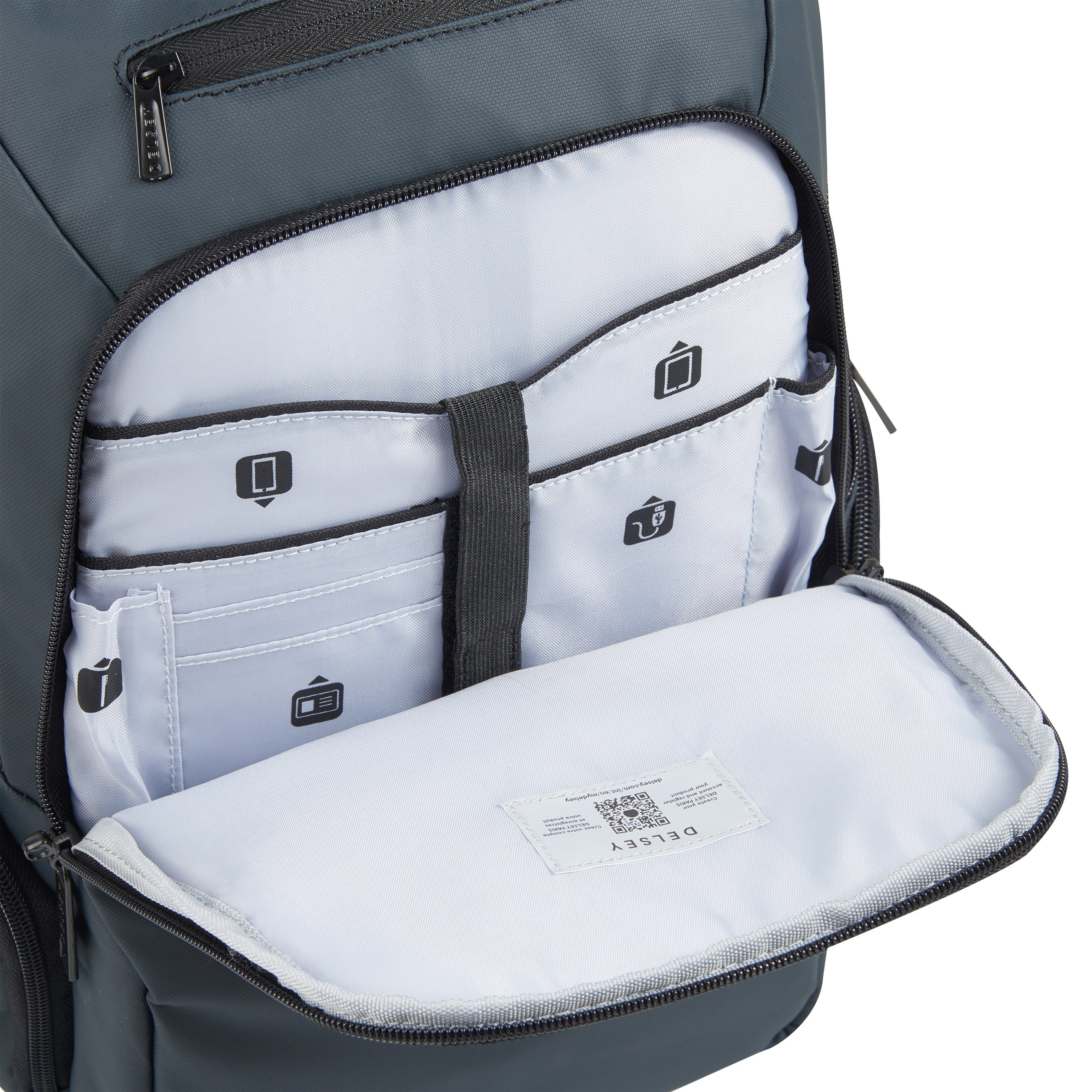 PARVIS PLUS| 2-Compartments Backpack 15.29L GREY