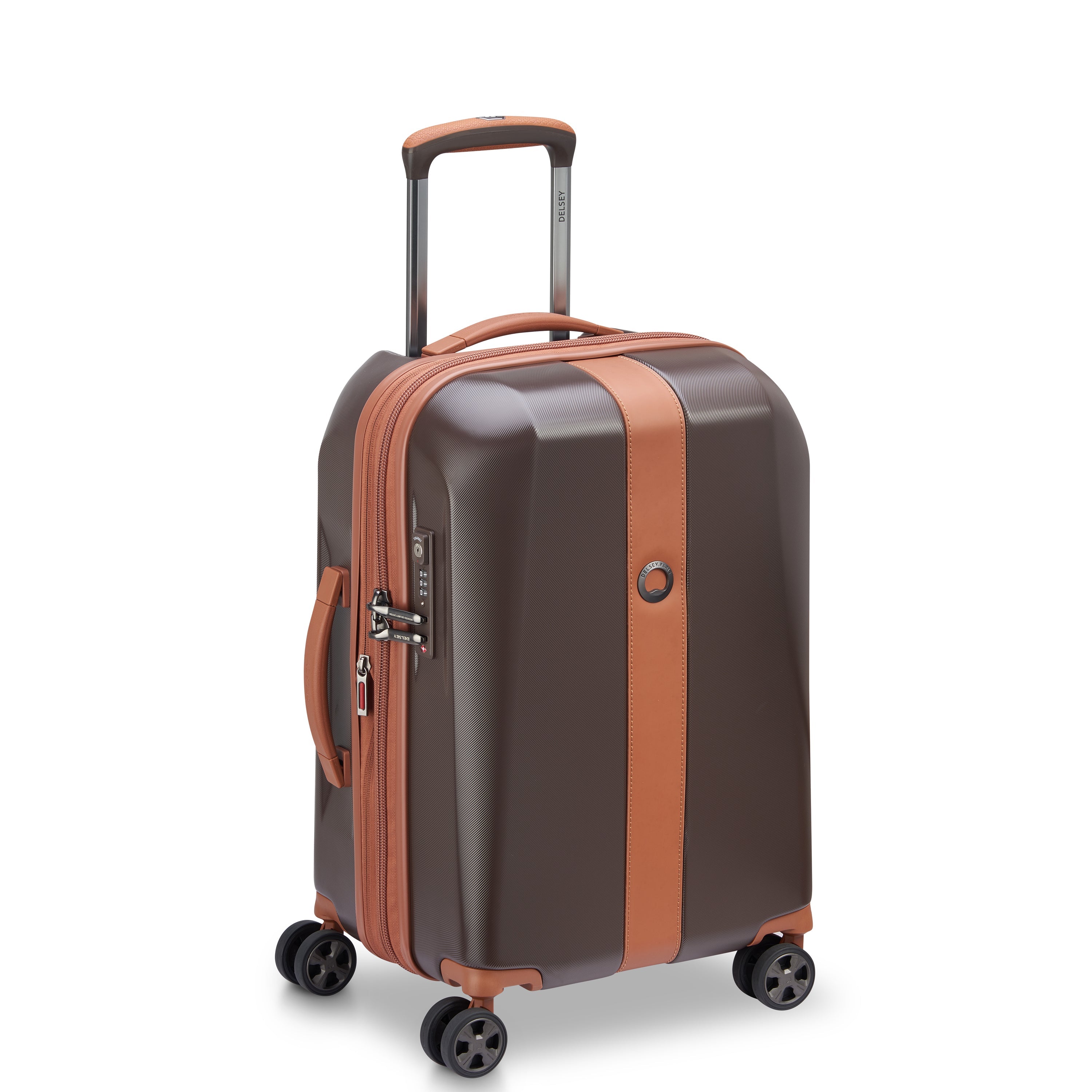 PROMENADE HARD 2.0| Koffer Cabine Uitbreidbaar 55 CM CHOCOLADE