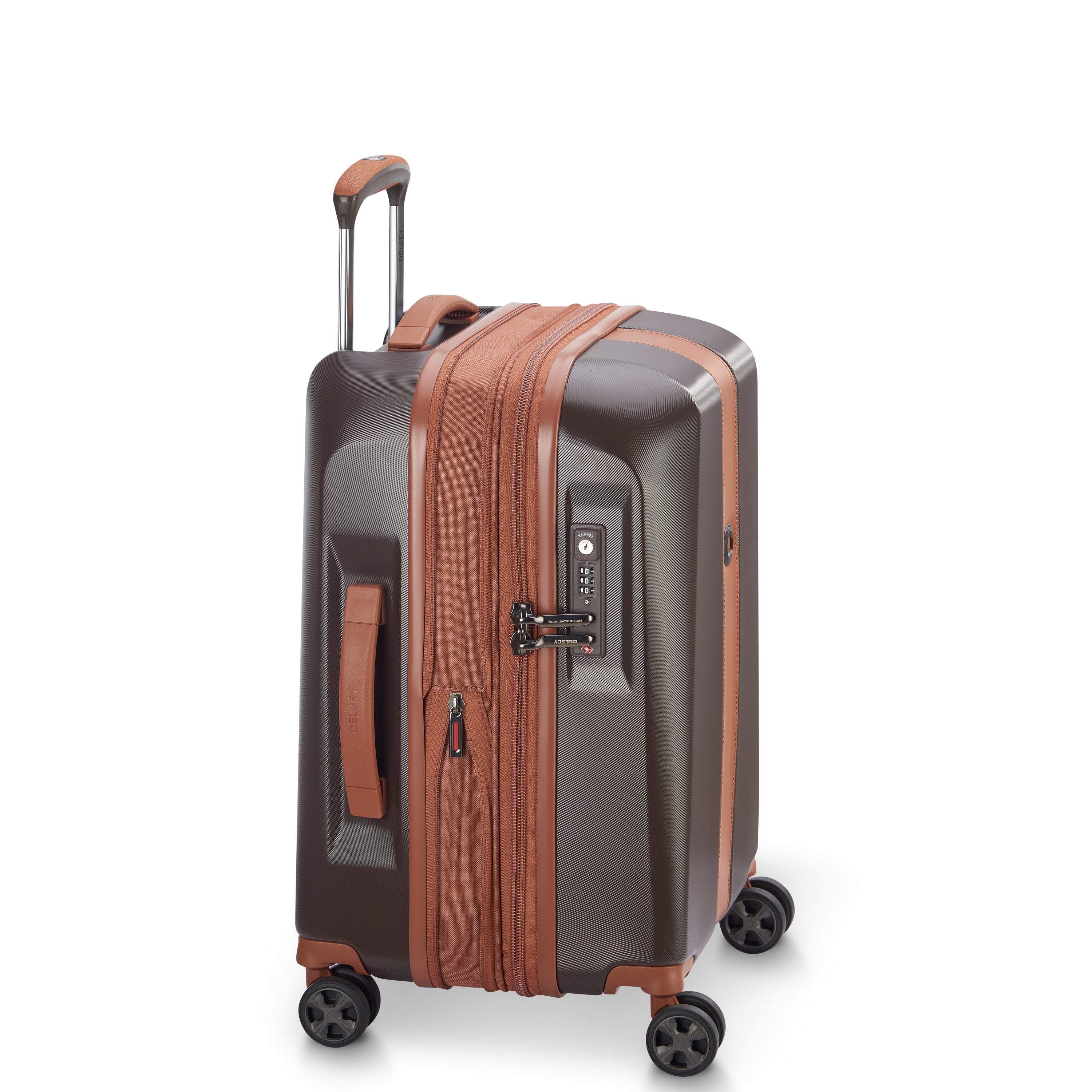 PROMENADE HARD 2.0| Koffer Cabine Uitbreidbaar 55 CM CHOCOLADE