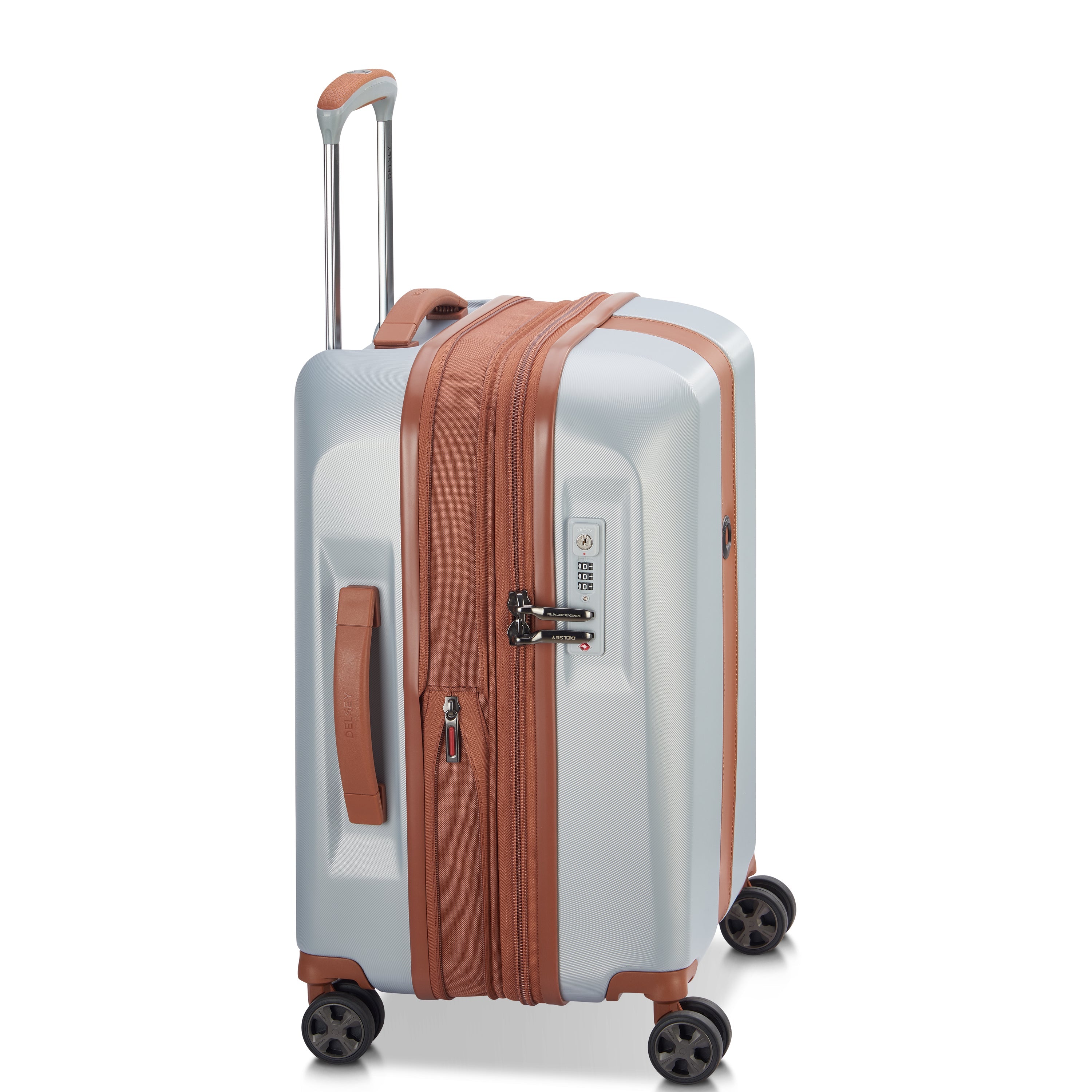 PROMENADE HARD 2.0| Koffer Cabine Uitbreidbaar 55 CM ZILVER