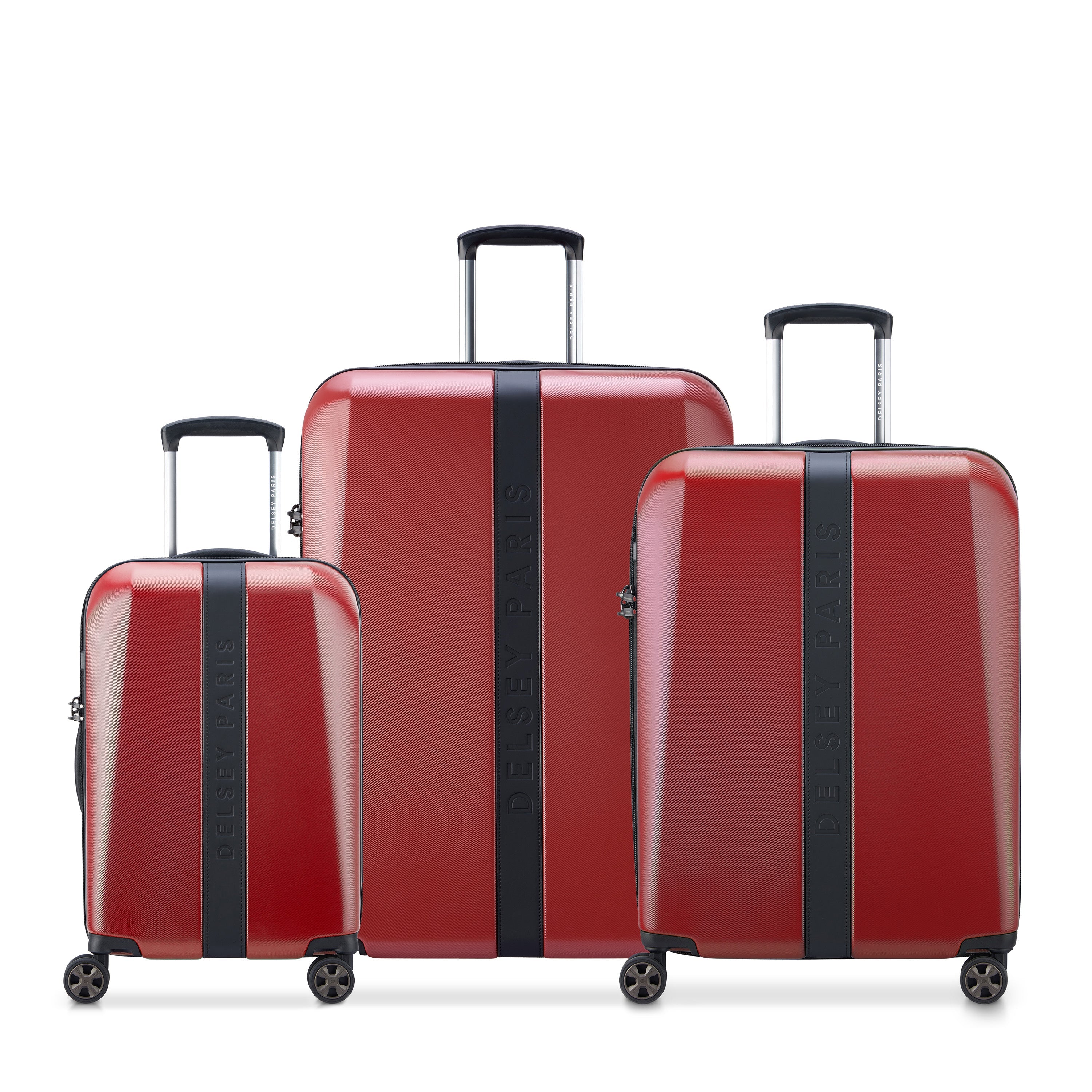 PROMENADE HARD 2.0 | 3-Pieces Luggage Set BURGUNDY