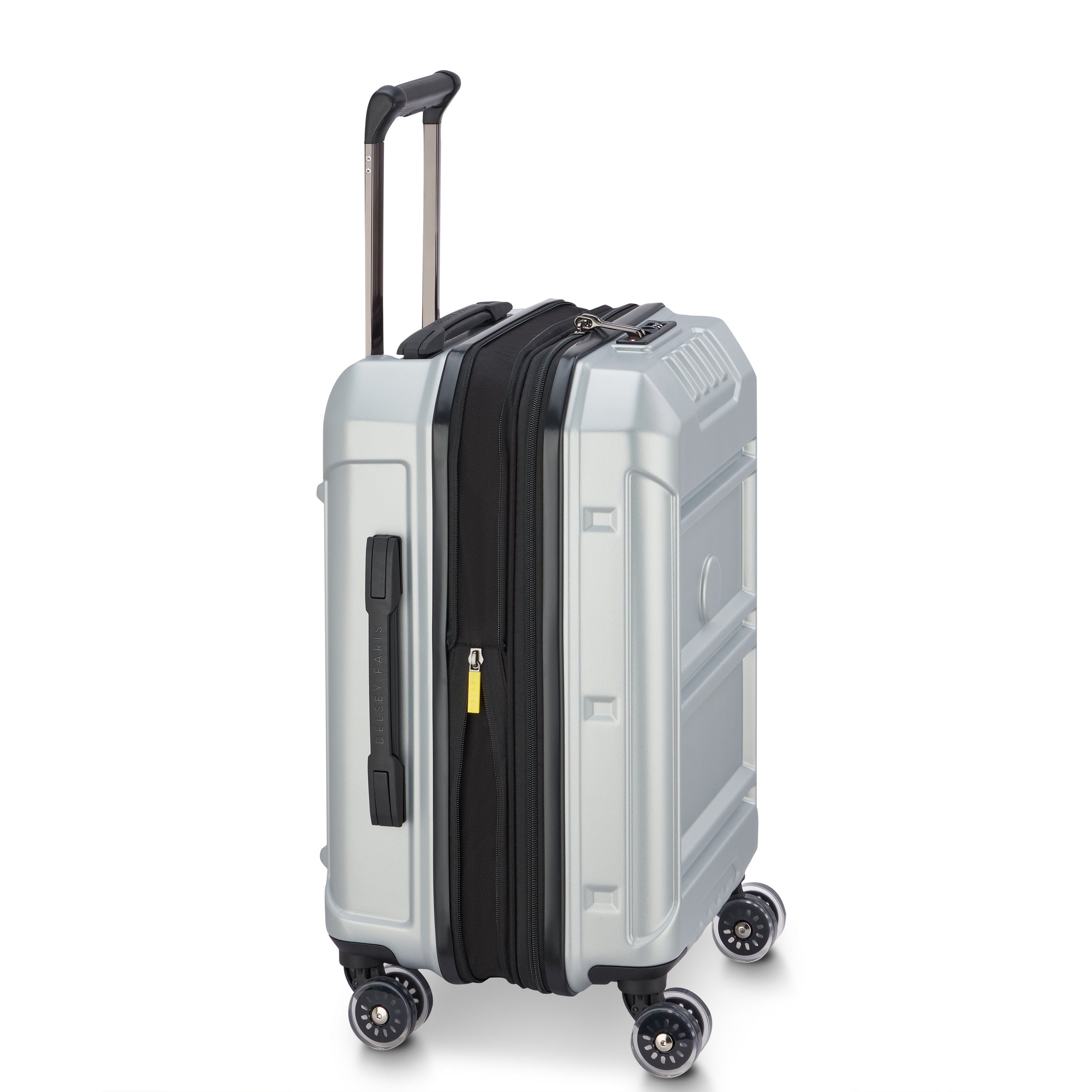 REMPART 2.0| Koffer Cabine Uitbreidbaar 55 CM ZILVER