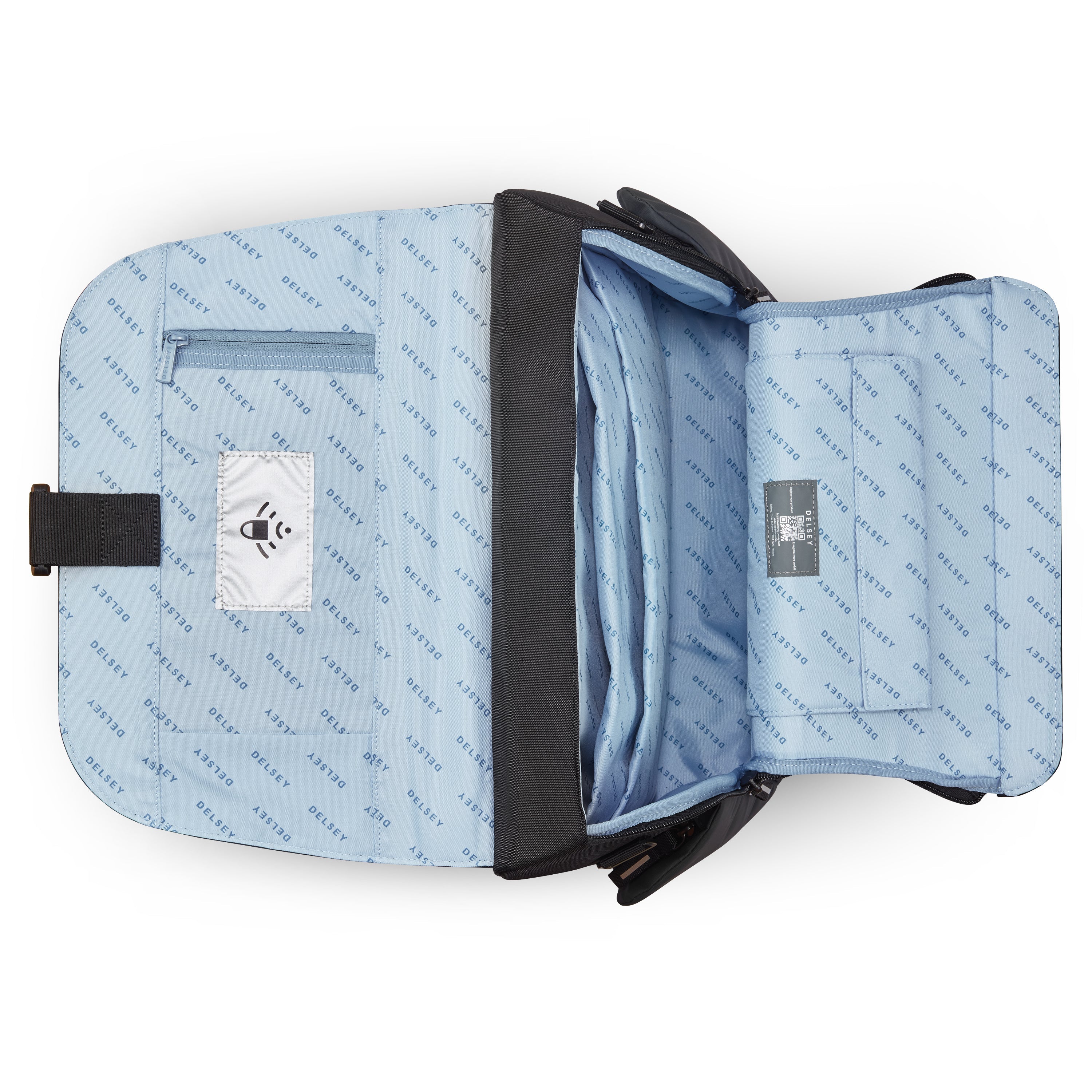 SECURFLAP | Messenger Bag BLACK