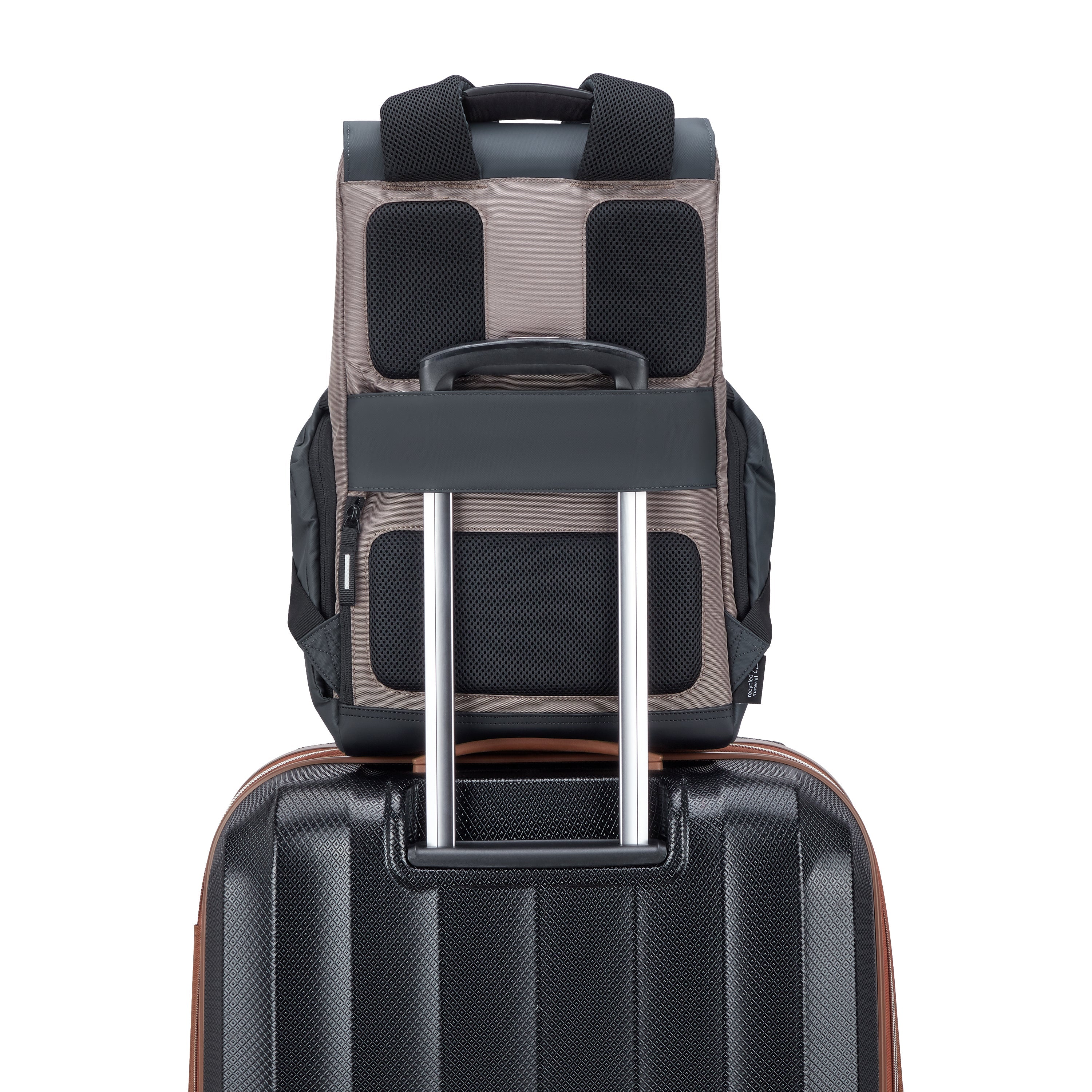 SECURFLAP | Flap-Top Backpack 22 L BROWN