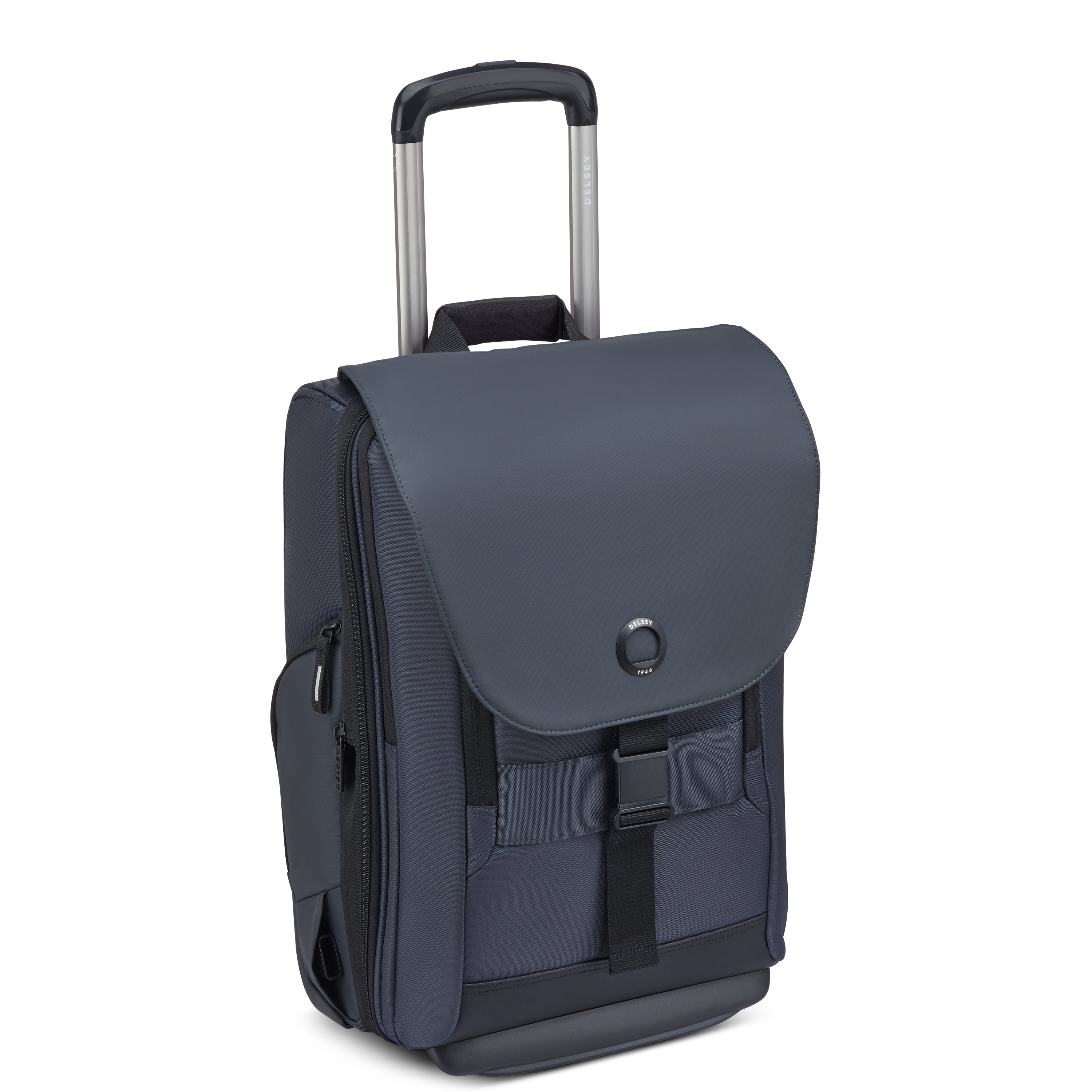 SECURFLAP | Cabin Trolley Backpack 32L graphite