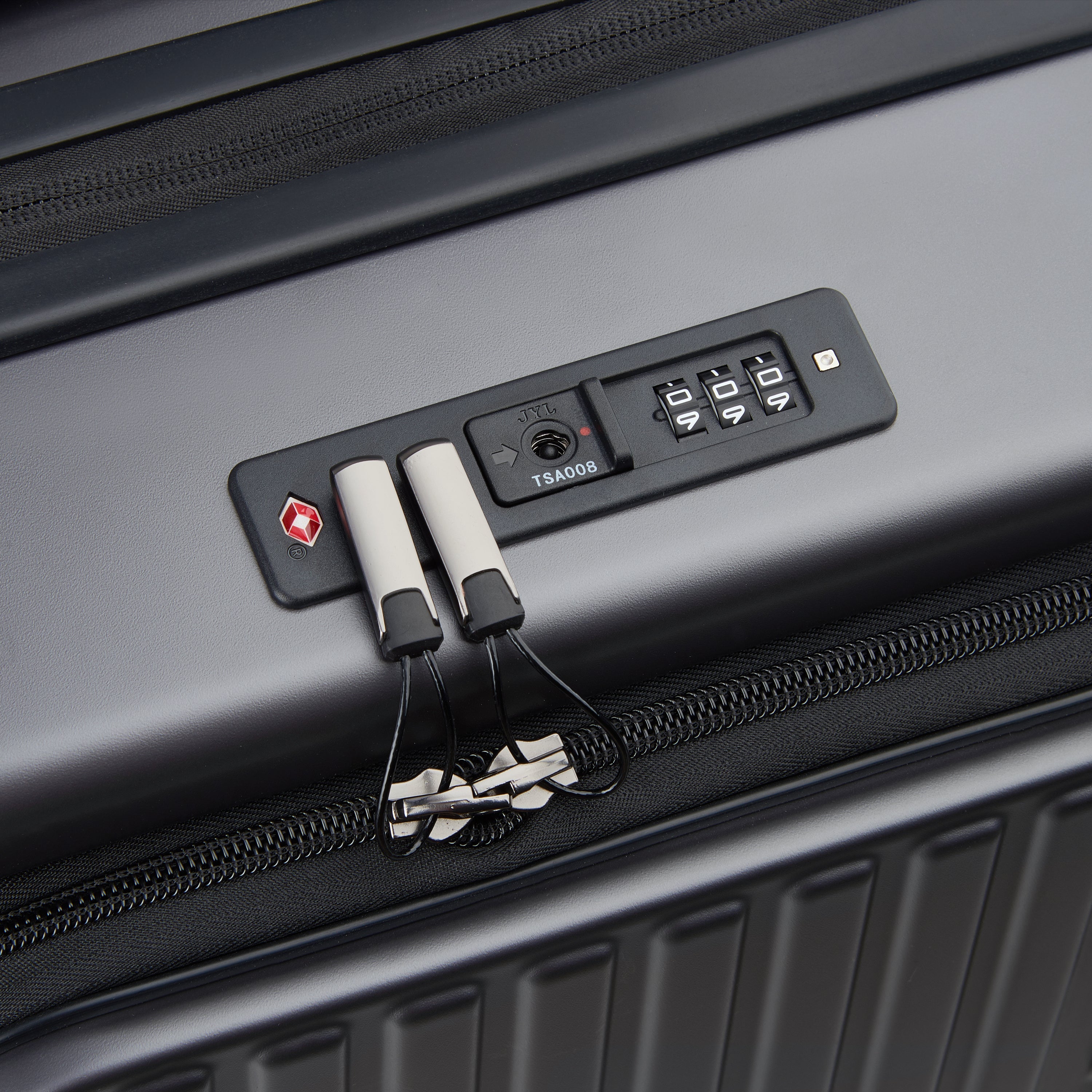 SECURITIME ZIP| Suitcase Cabin Expandable 55 CM ANTHRACITE