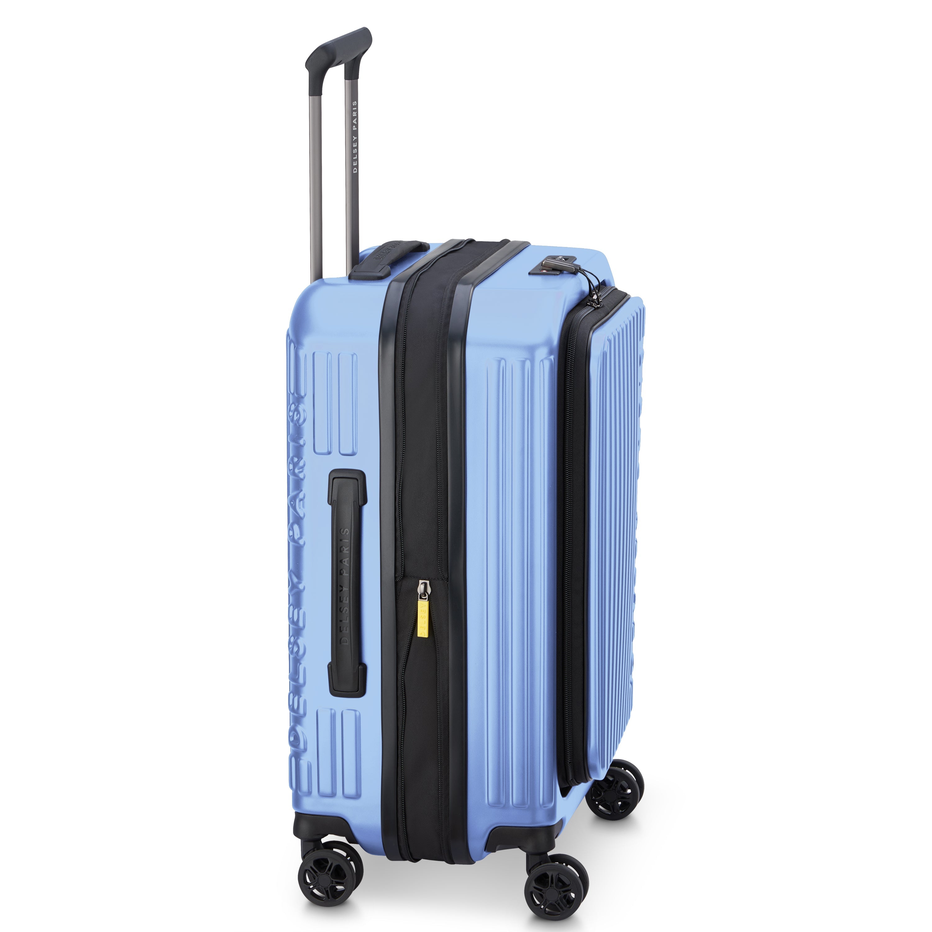 ディープブルー SECURITIME ZIP| Suitcase Cabin Expandable 55 CM LAVENDER BLUE