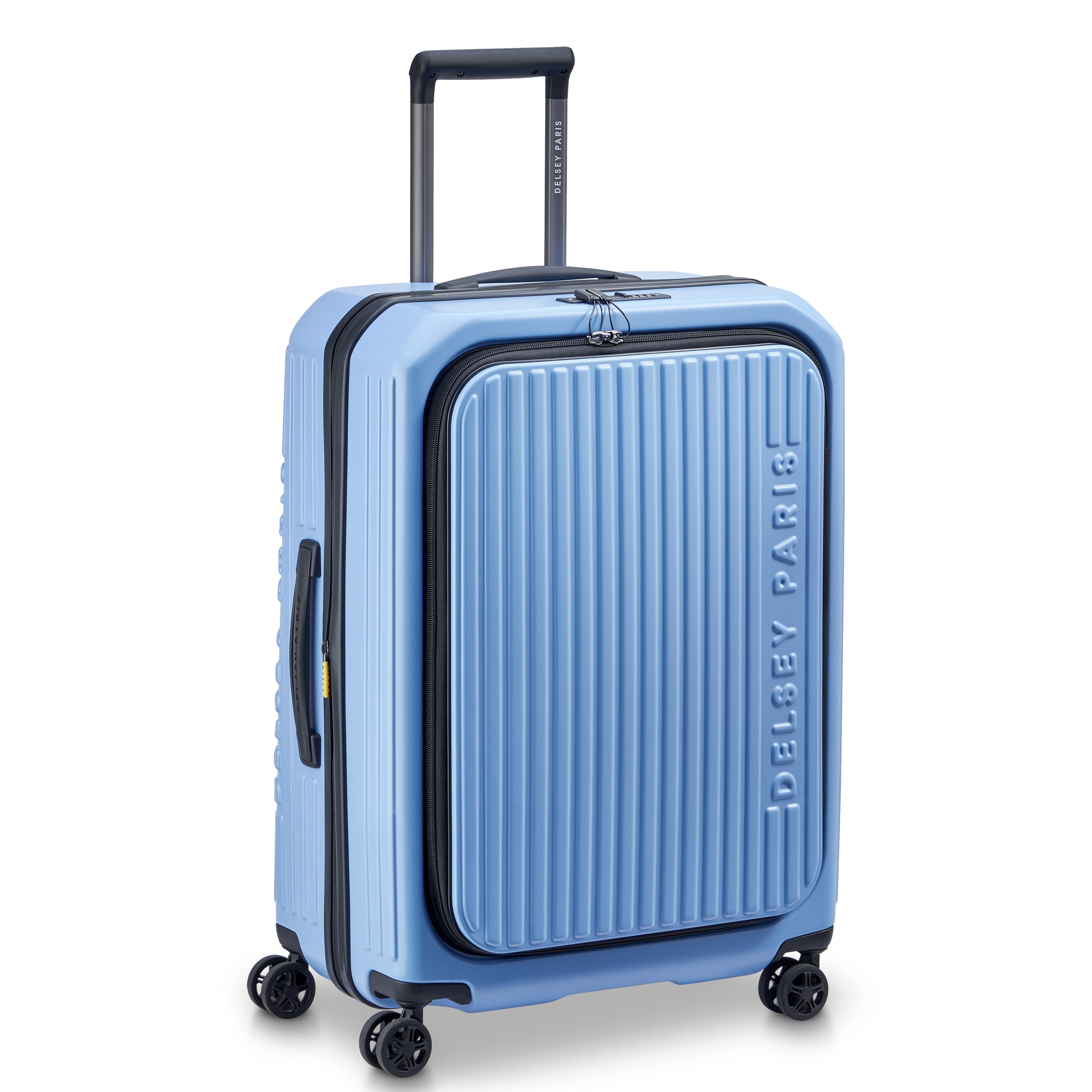 SECURITIME ZIP| Suitcase Check-In Expandable 65.5 CM LAVENDER BLUE