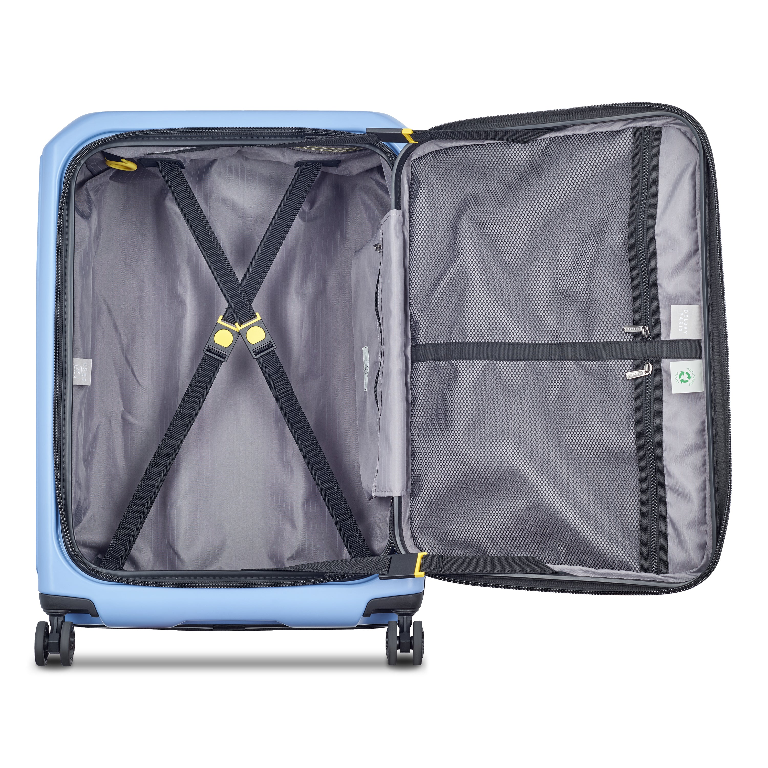 SECURITIME ZIP| Suitcase Check-In Expandable 65.5 CM LAVENDER BLUE
