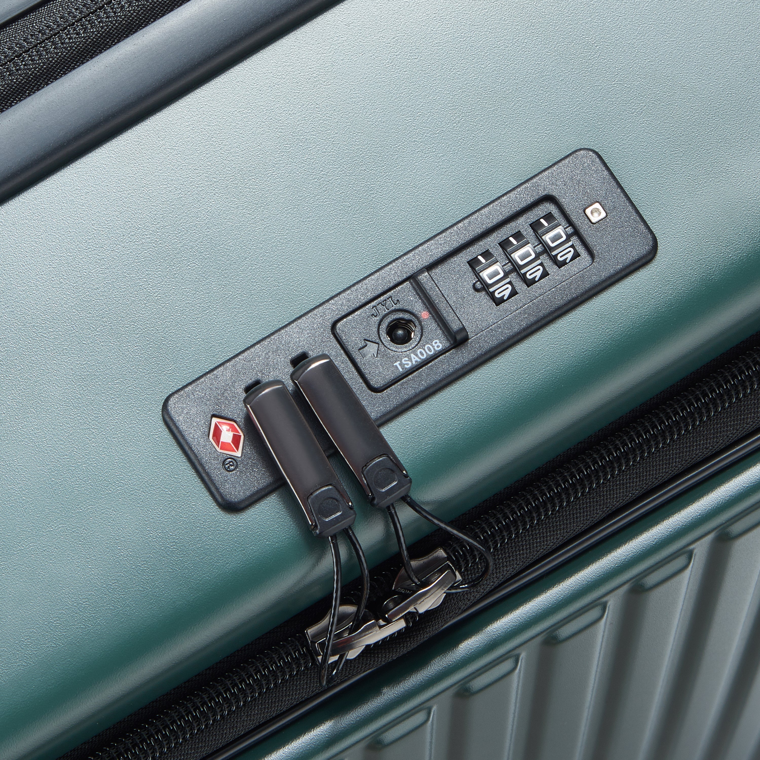 SECURITIME ZIP | Suitcase Check-In Expandable 75.5 CM DEEP GREEN