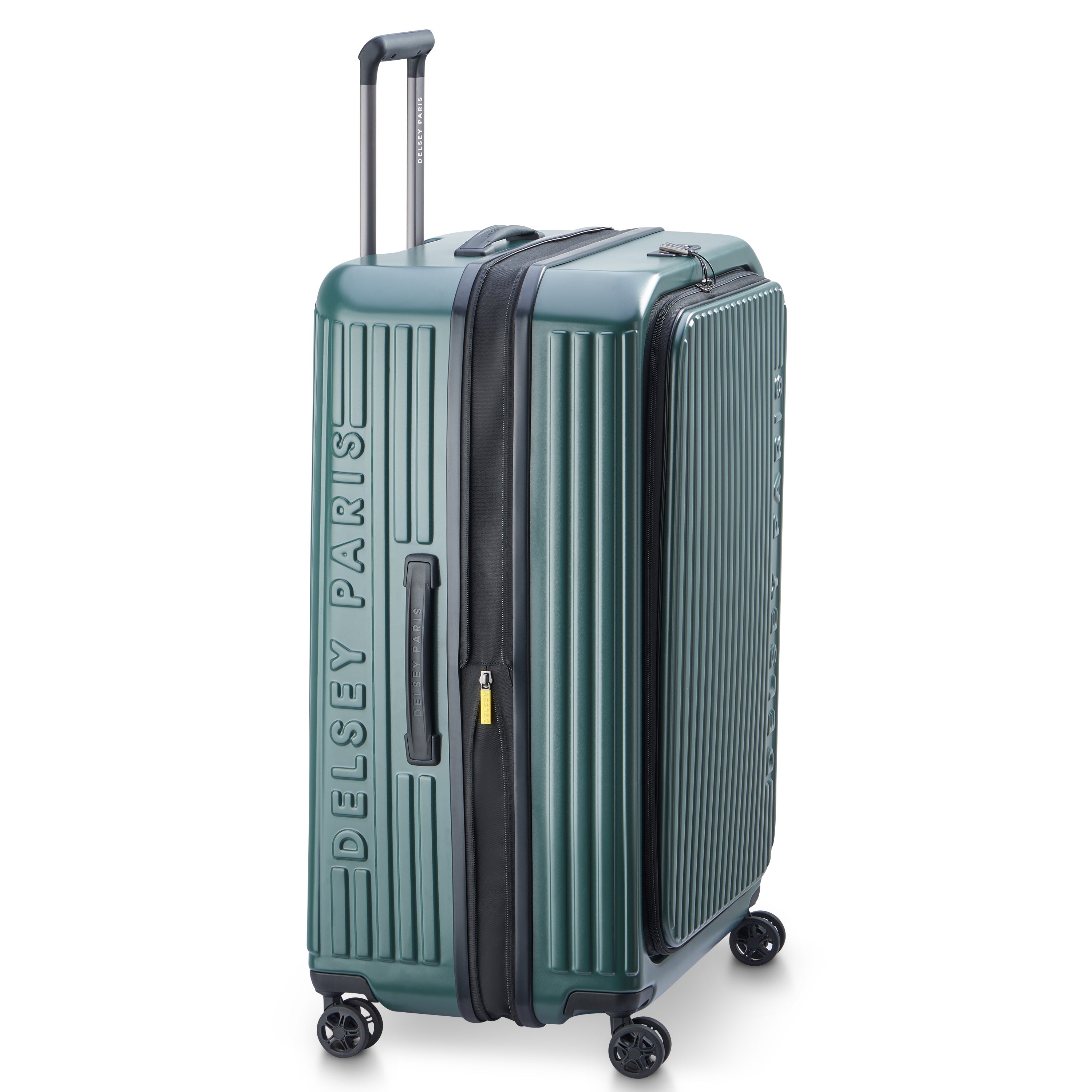 SECURITIME ZIP | Suitcase Check-In Expandable 75.5 CM DEEP GREEN