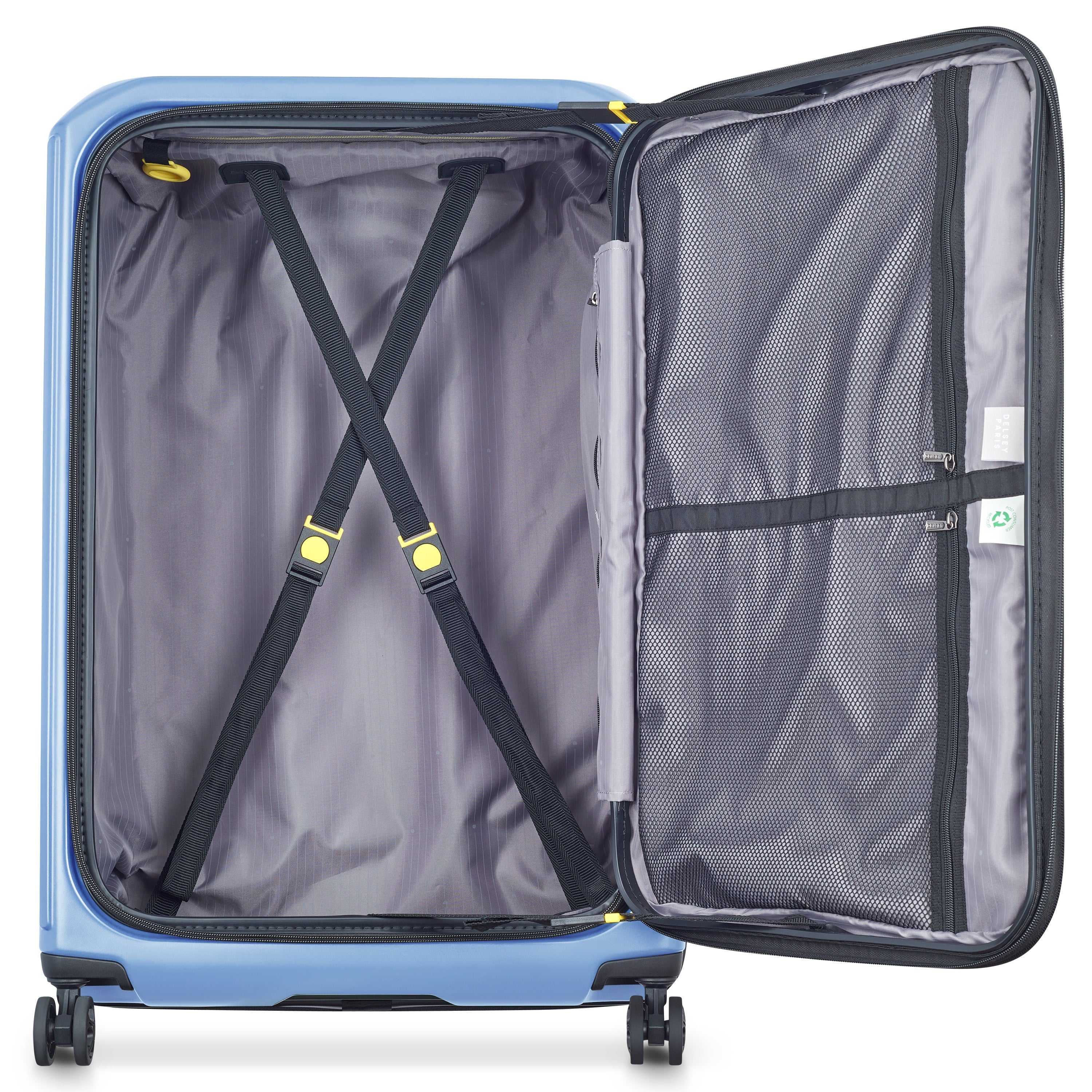 SECURITIME ZIP| Suitcase Check-In Expandable 75.5 CM LAVENDER BLUE