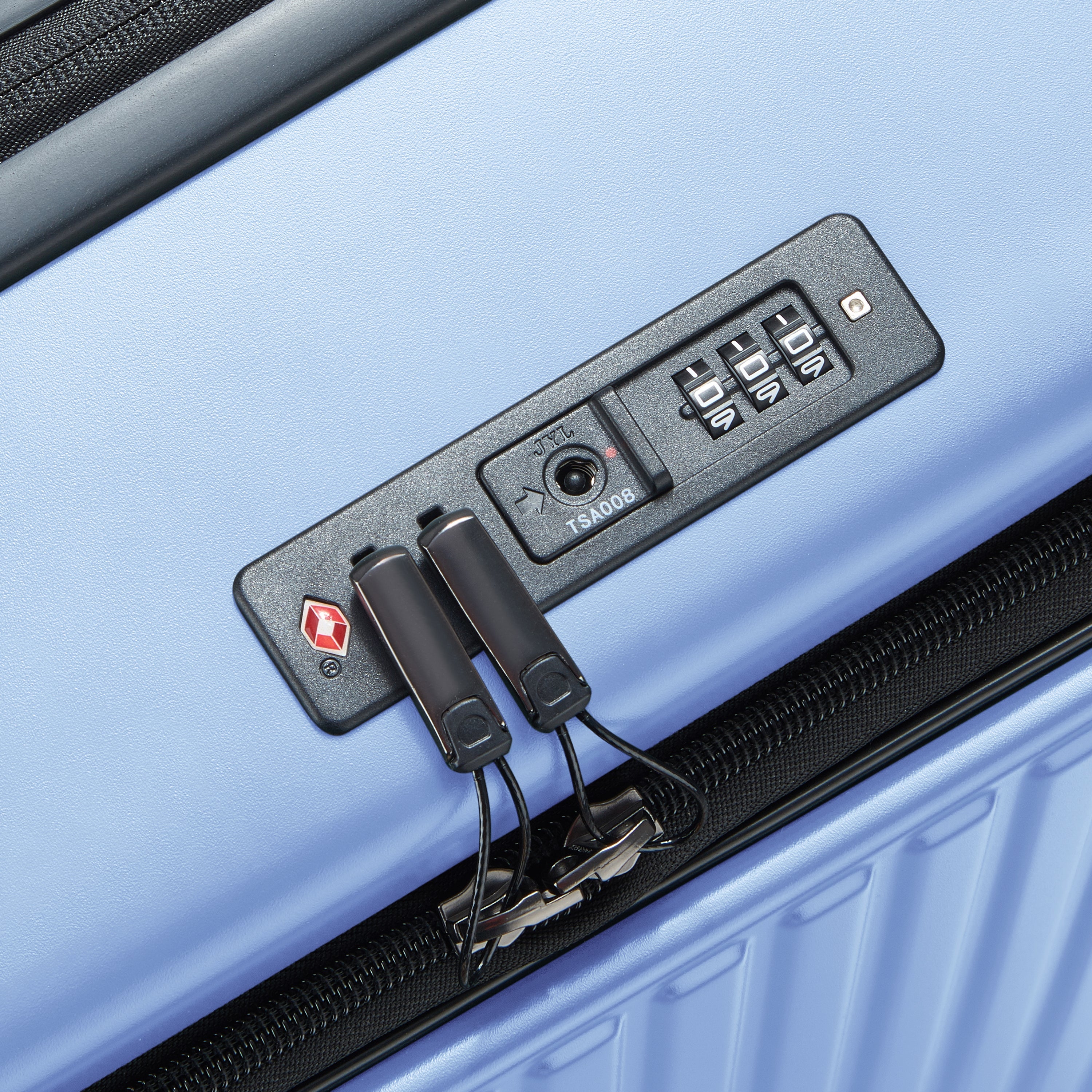 SECURITIME ZIP| Suitcase Check-In Expandable 75.5 CM LAVENDER BLUE