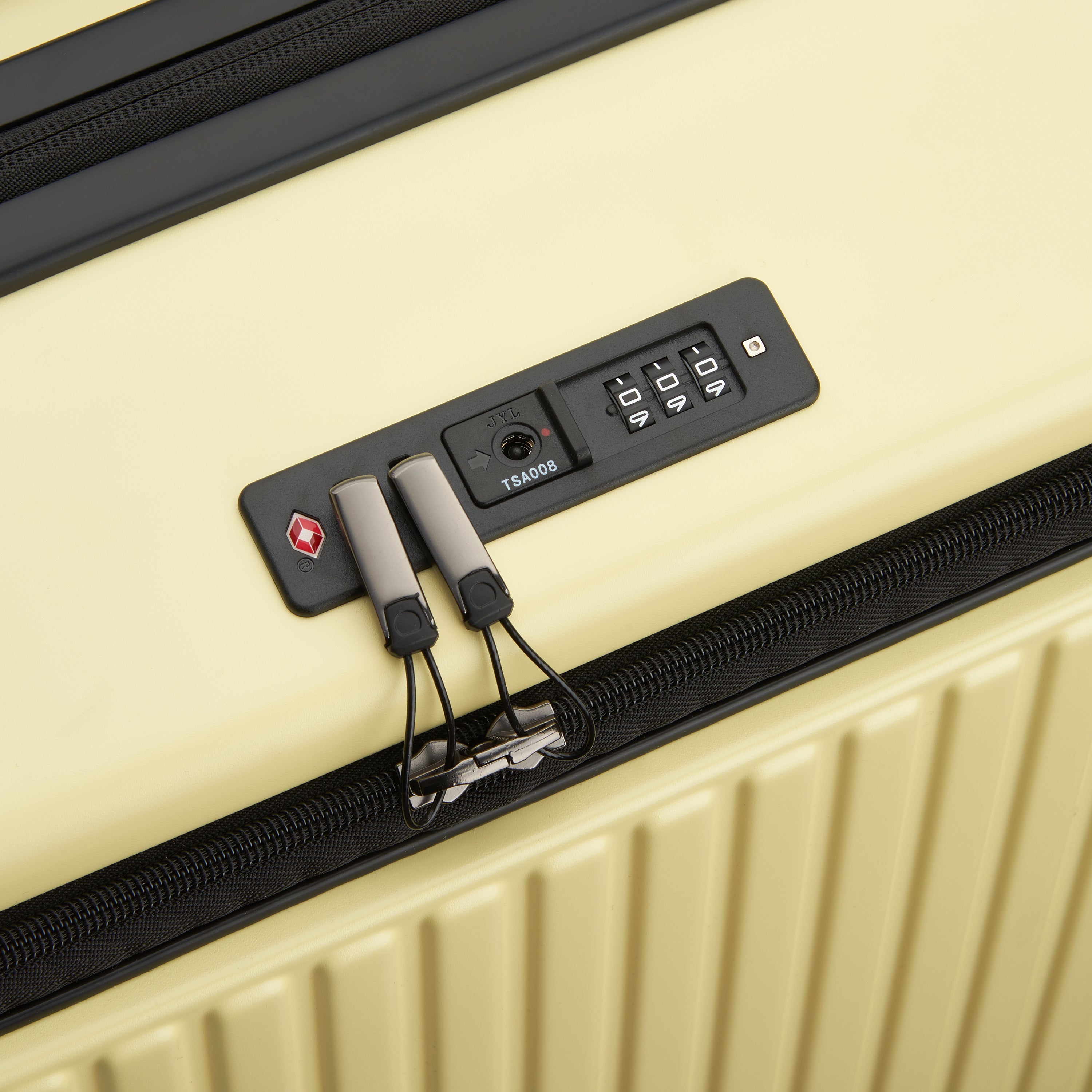 SECURITIME ZIP| Suitcase Check-In Expandable 75.5 CM PALE YELLOW