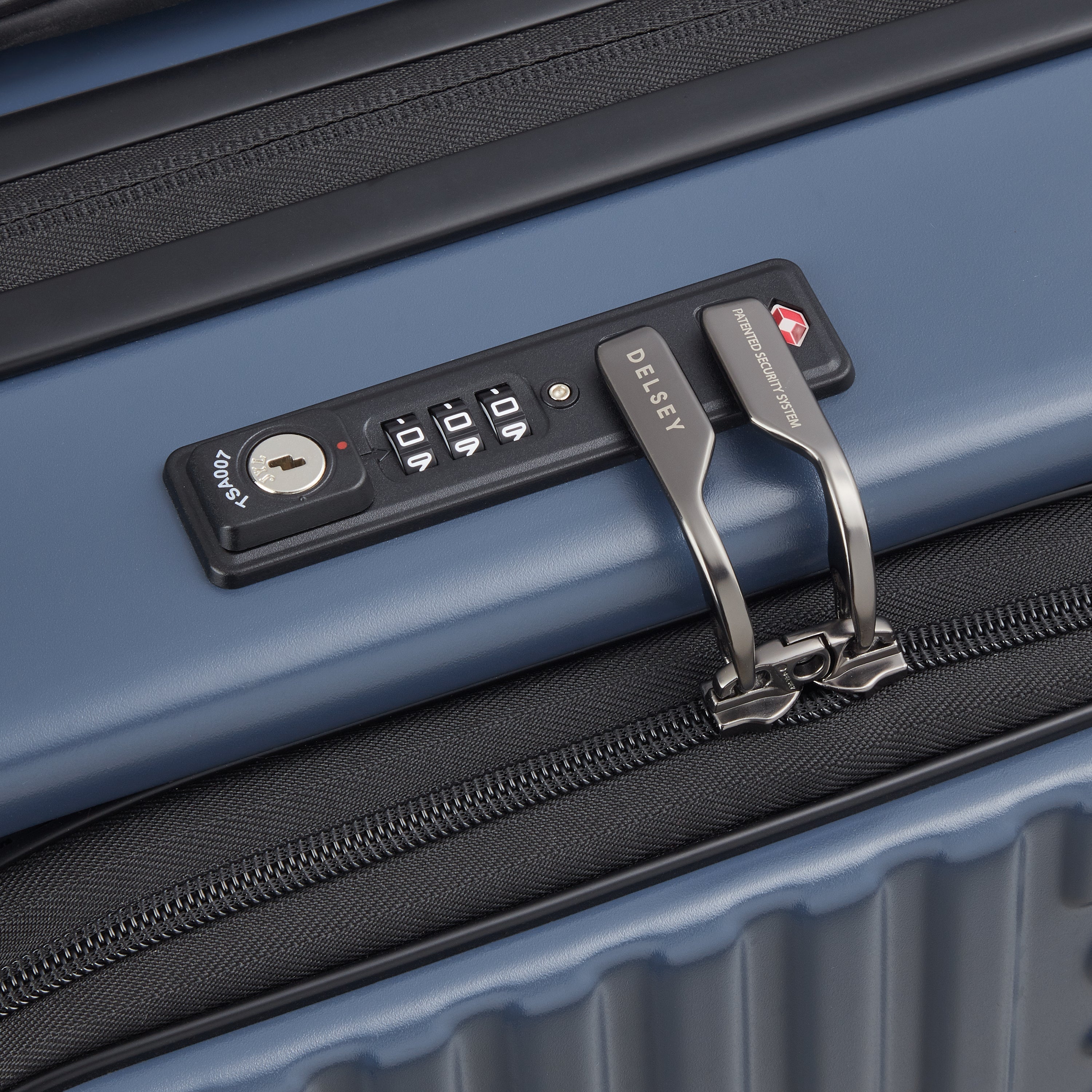 SECURITIME ZIP | Valise Cabine Extensible 55 CM GALET