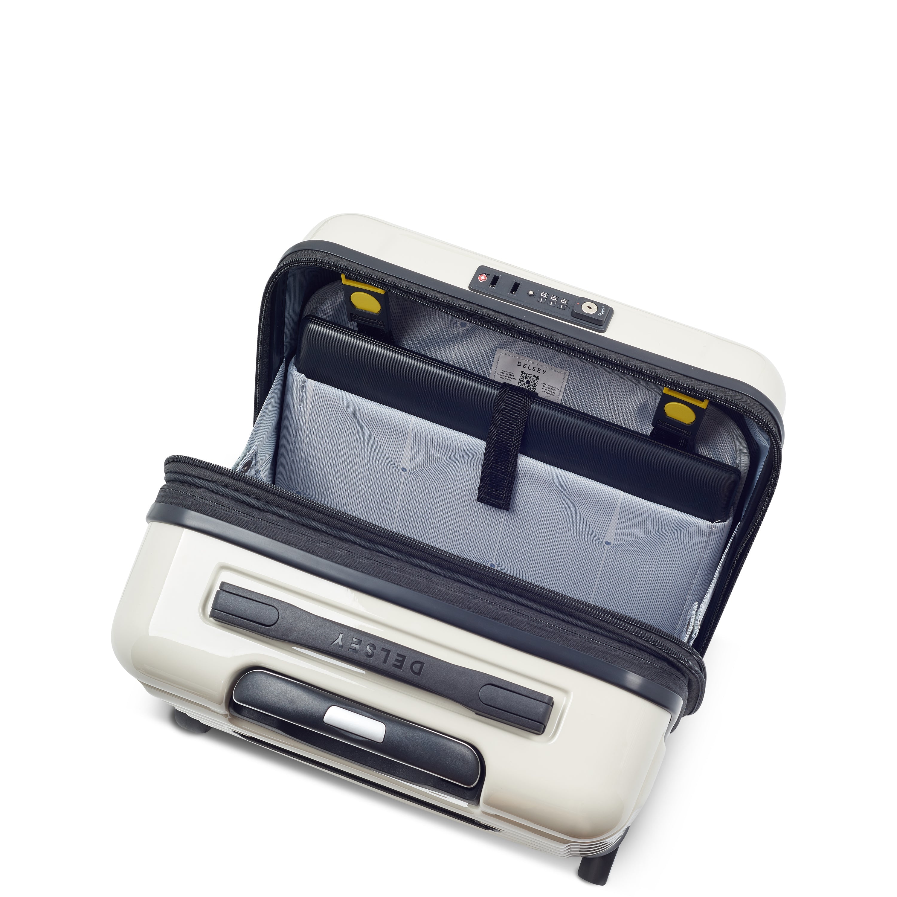 SHADOW 5.0| Valise Business Cabine Underseater Extensible 37.5 CM IVOIRE