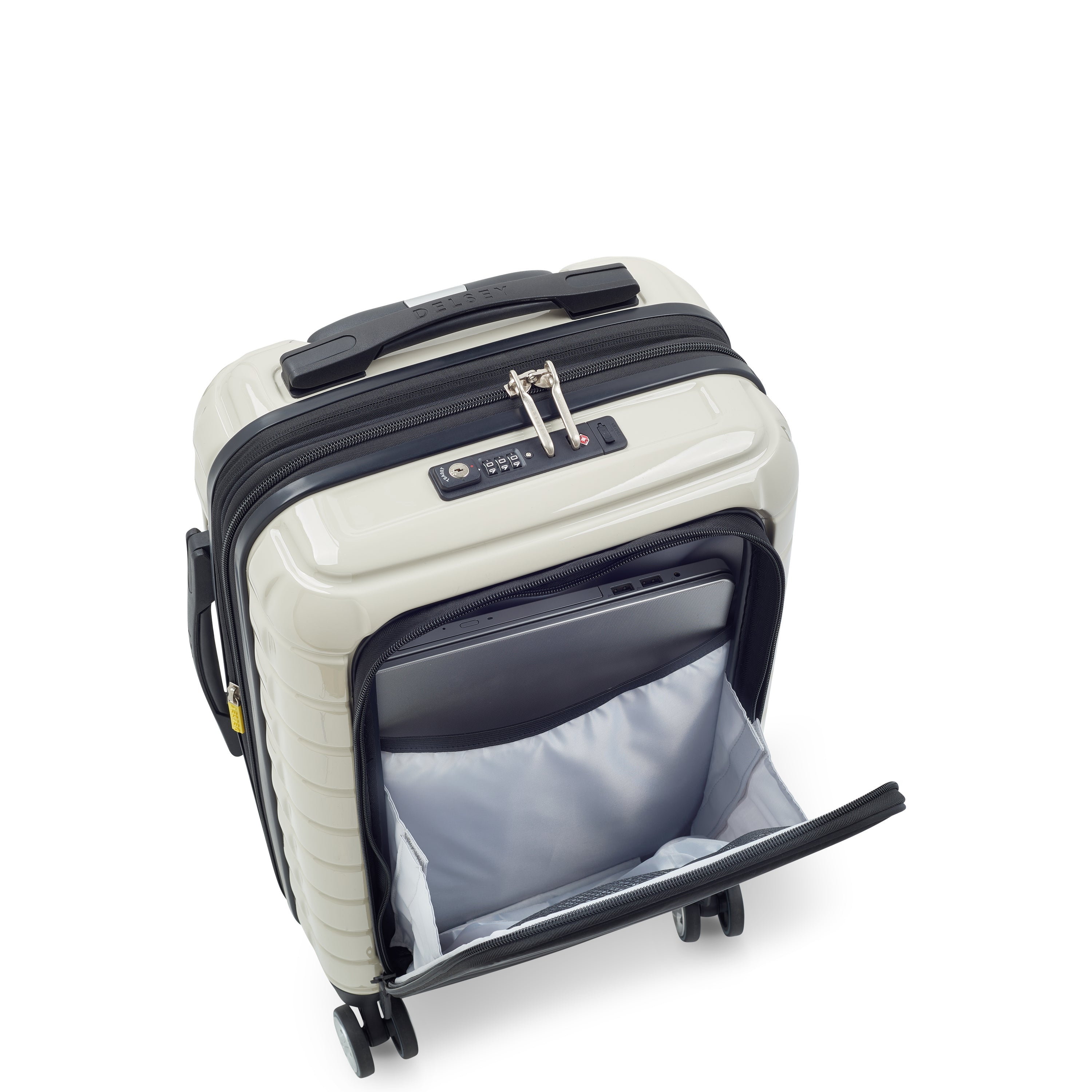 SHADOW 5.0| Suitcase Cabin Expandable 55 CM IVORY
