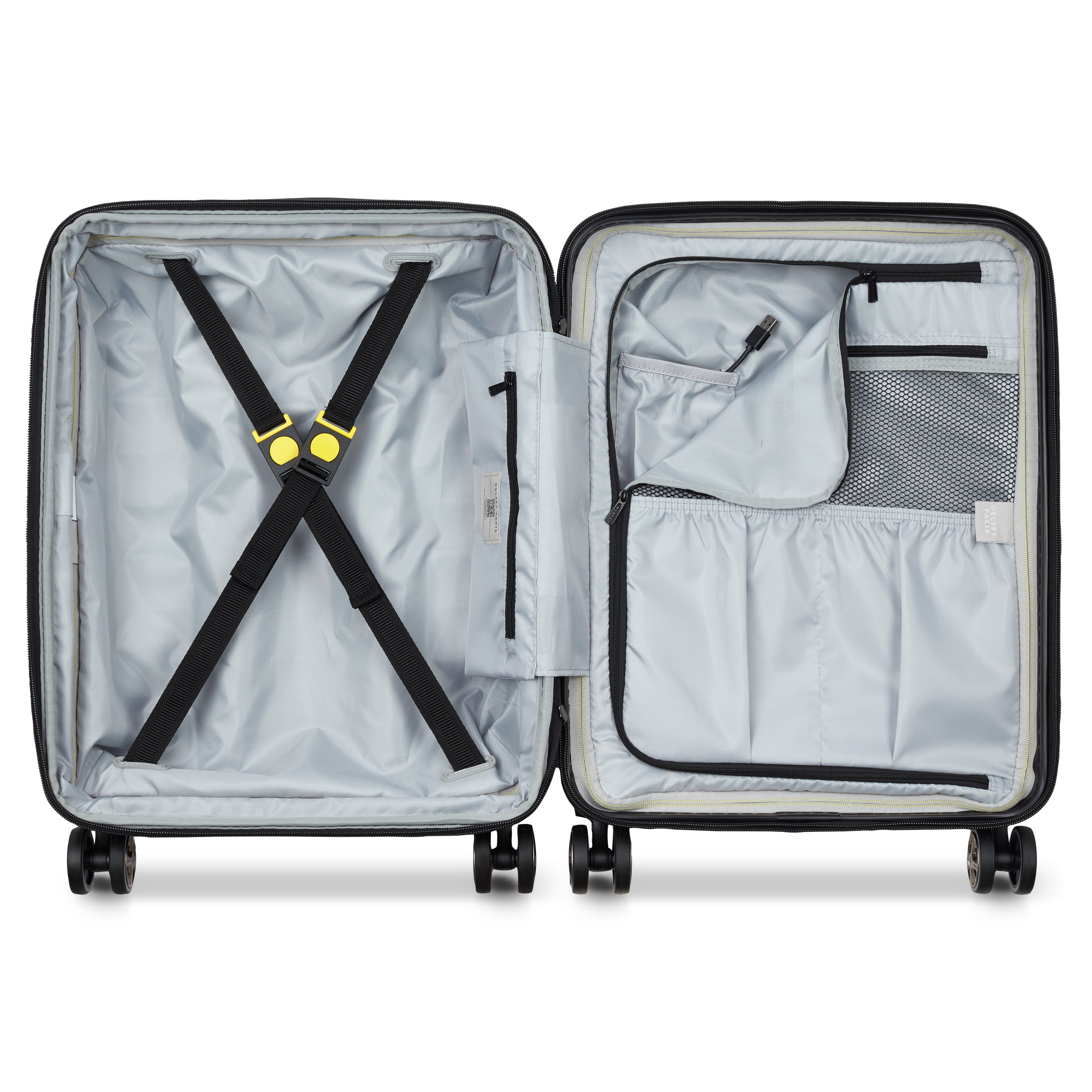 SHADOW 5.0| Valise Cabine Slim Extensible 55 CM NOIR
