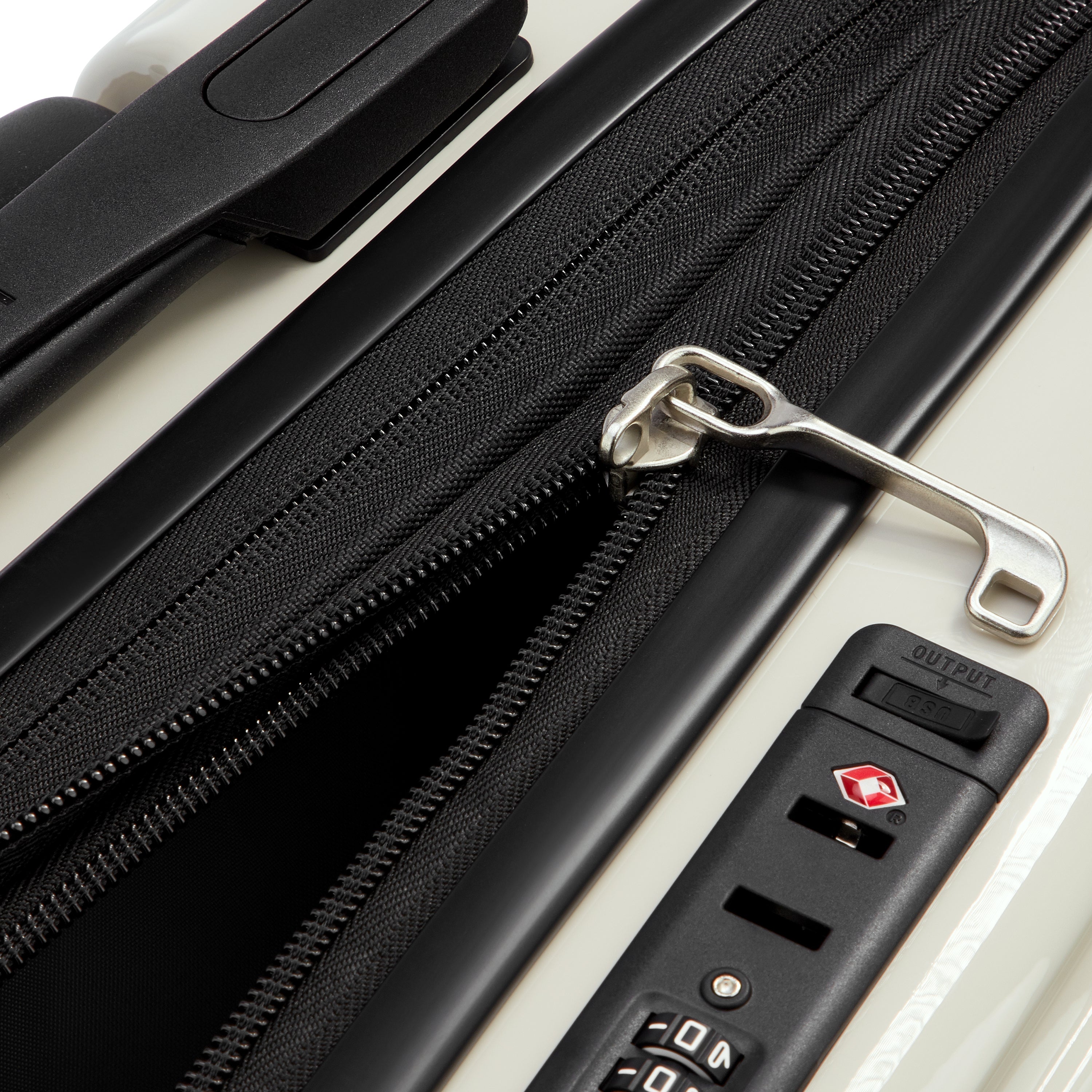 SHADOW 5.0| Valise Cabine Slim Extensible 55 CM IVOIRE