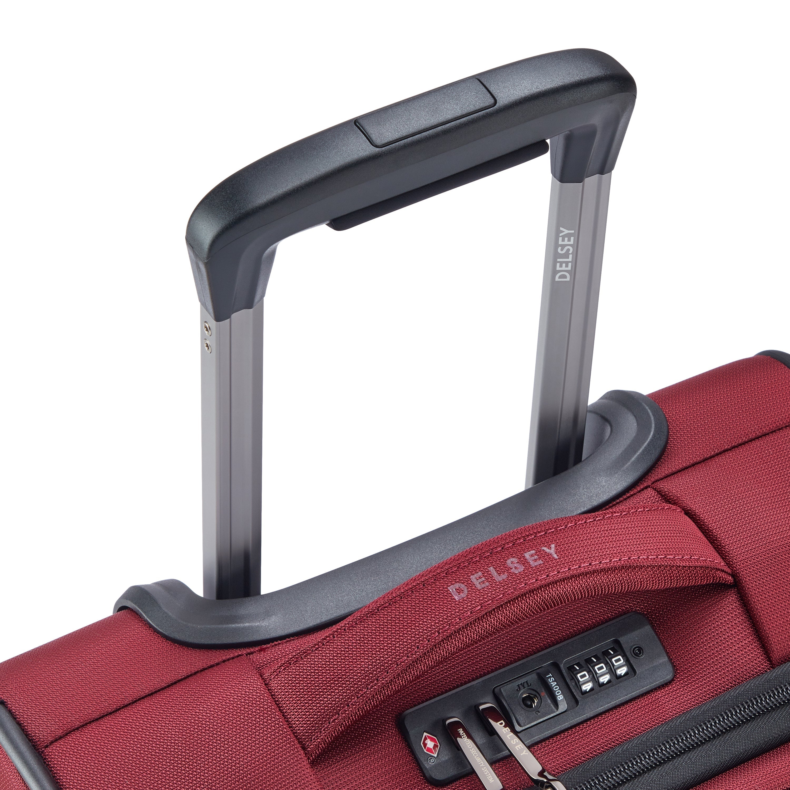 SHADOW DLX| Expandable Cabin Suitcase 55 CM BURGUNDY