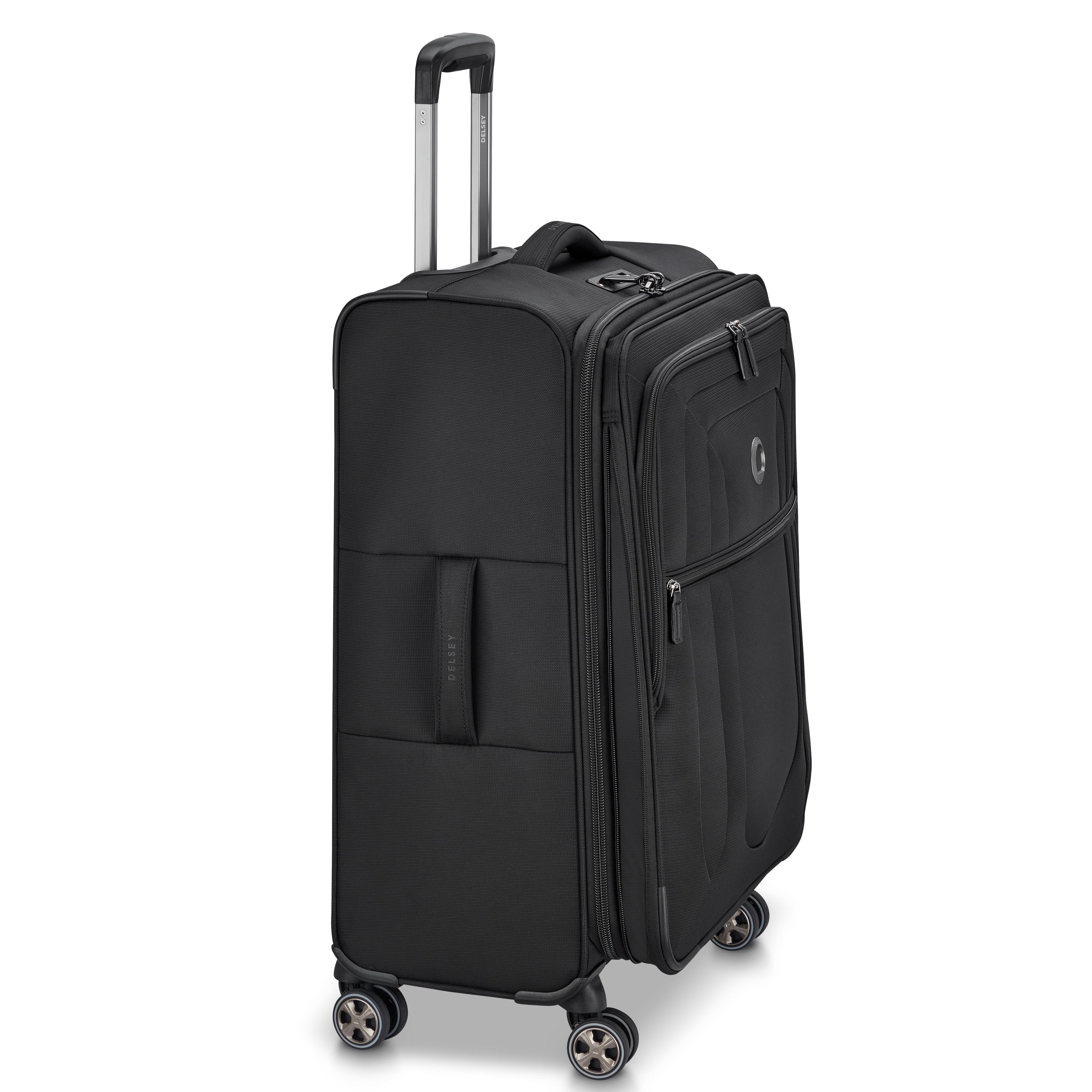 SHADOW DLX| Valise Soute Medium Extensible 70 CM NOIR