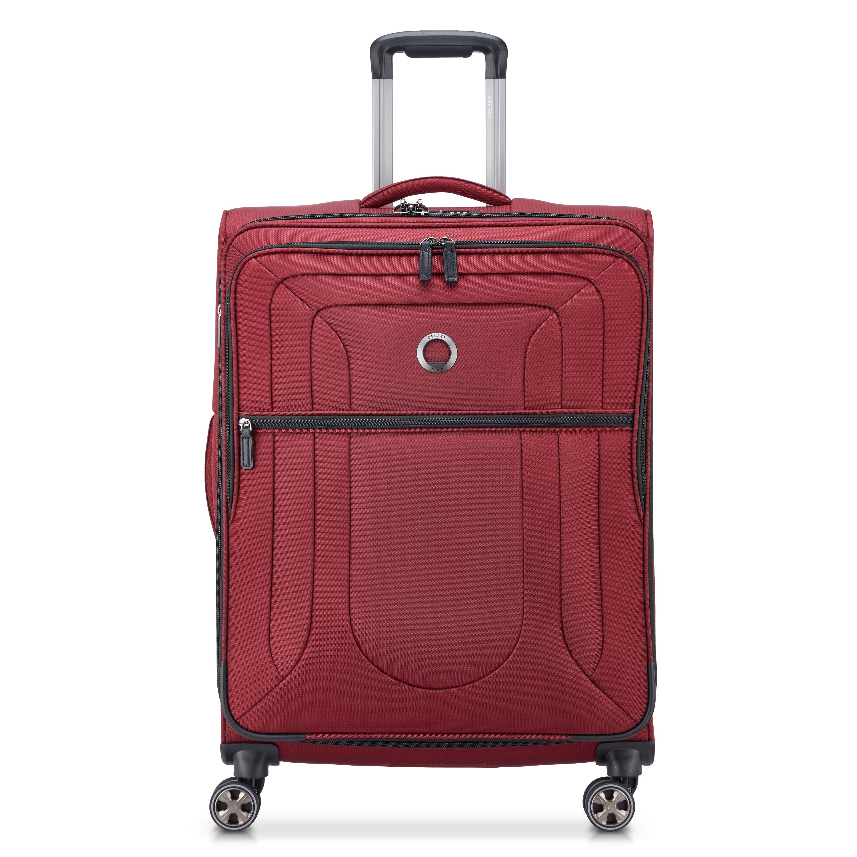 SHADOW DLX| Expandable Medium Suitcase Check-In 70 CM BURGUNDY