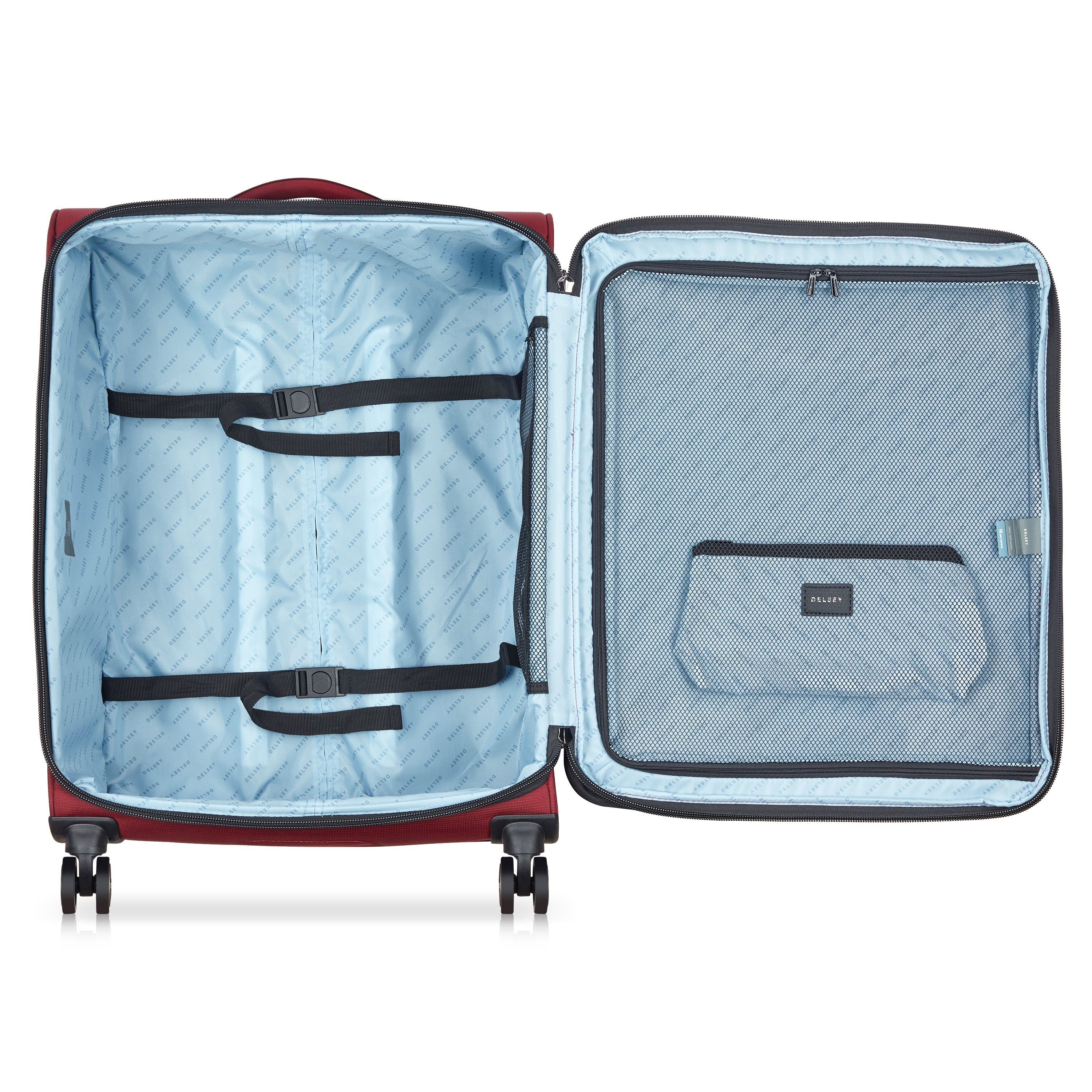 SHADOW DLX| Expandable Medium Suitcase Check-In 70 CM BURGUNDY