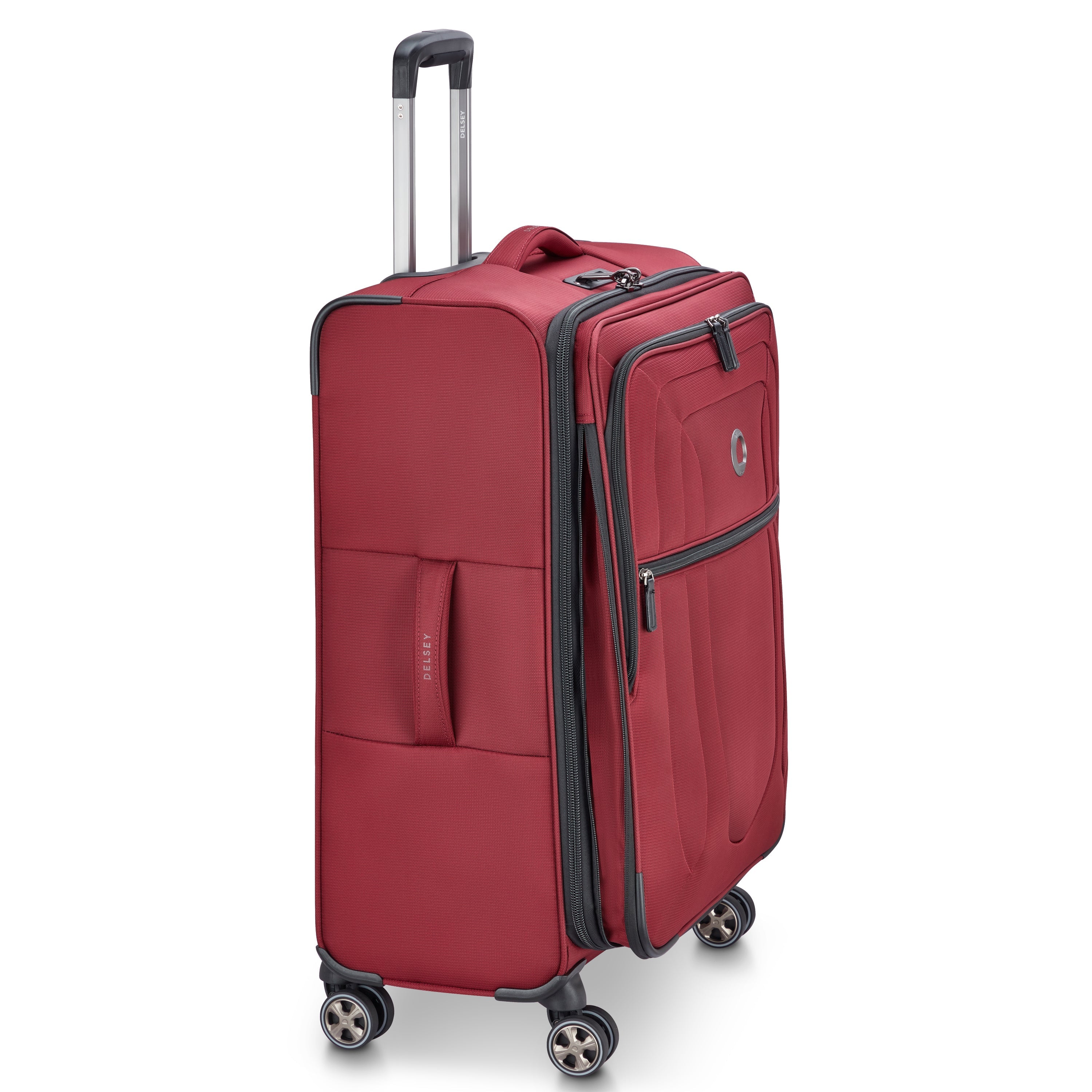 SHADOW DLX| Expandable Medium Suitcase Check-In 70 CM BURGUNDY
