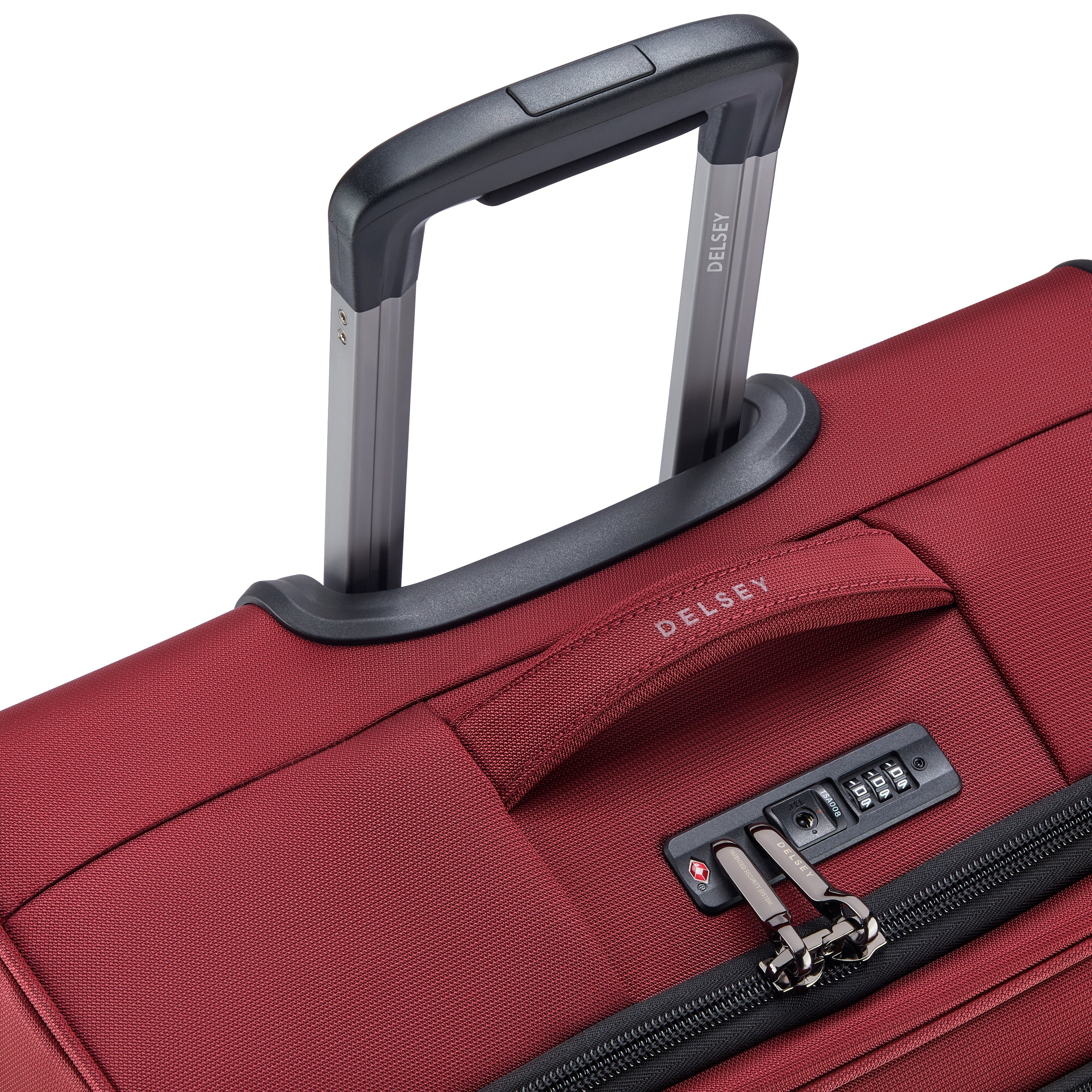 SHADOW DLX| Expandable Medium Suitcase Check-In 70 CM BURGUNDY