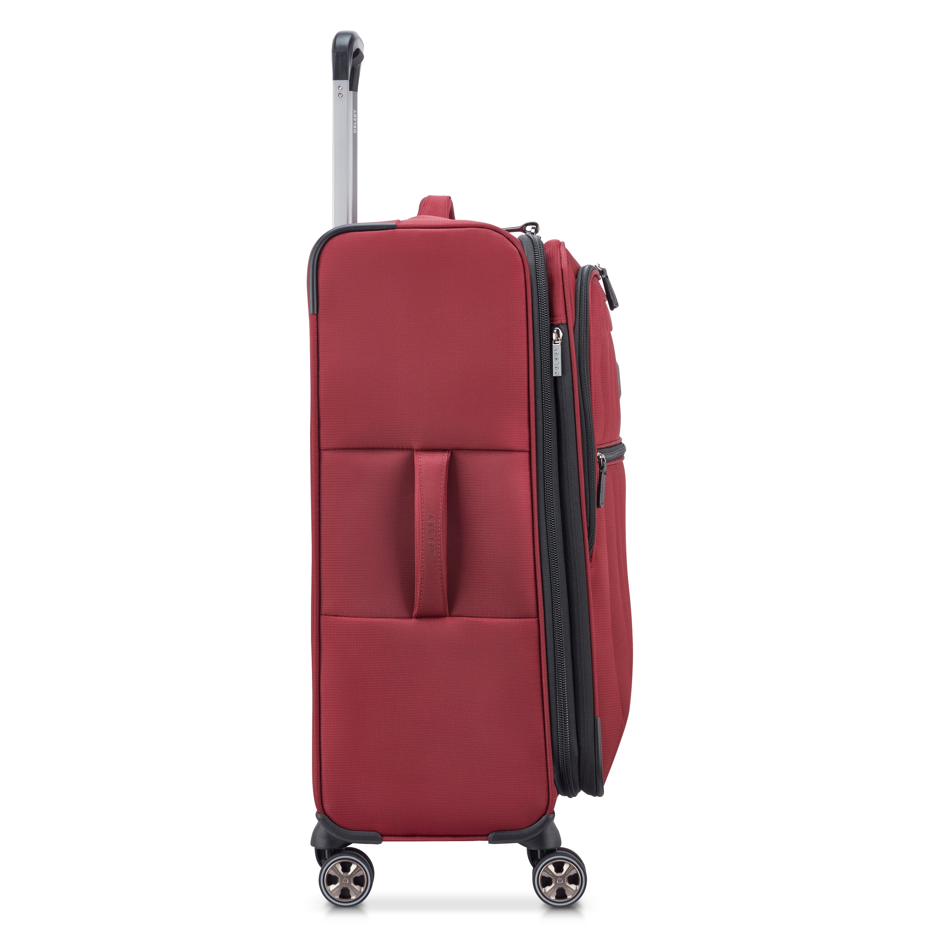 SHADOW DLX| Expandable Medium Suitcase Check-In 70 CM BURGUNDY